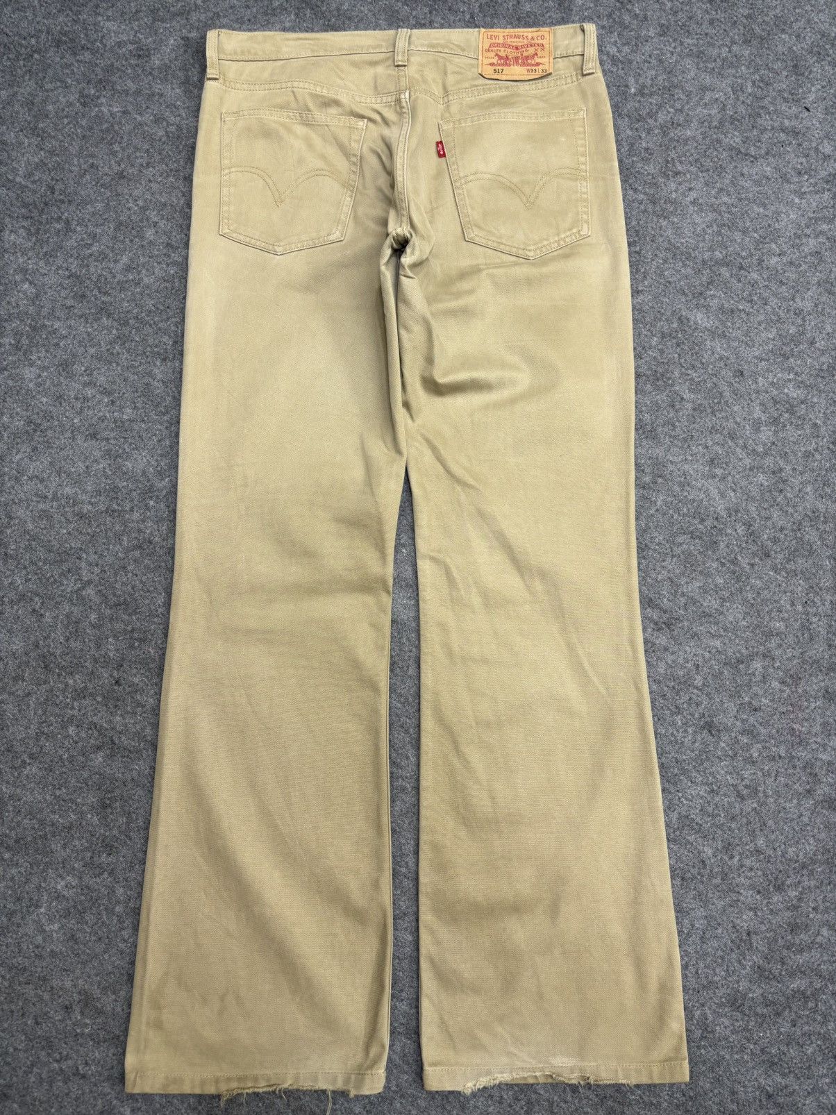 Levi's 💥Flare💥Vintage Levis 517 Khakis Flare Pant F613 Size US 34 / EU 50 - 19 Thumbnail