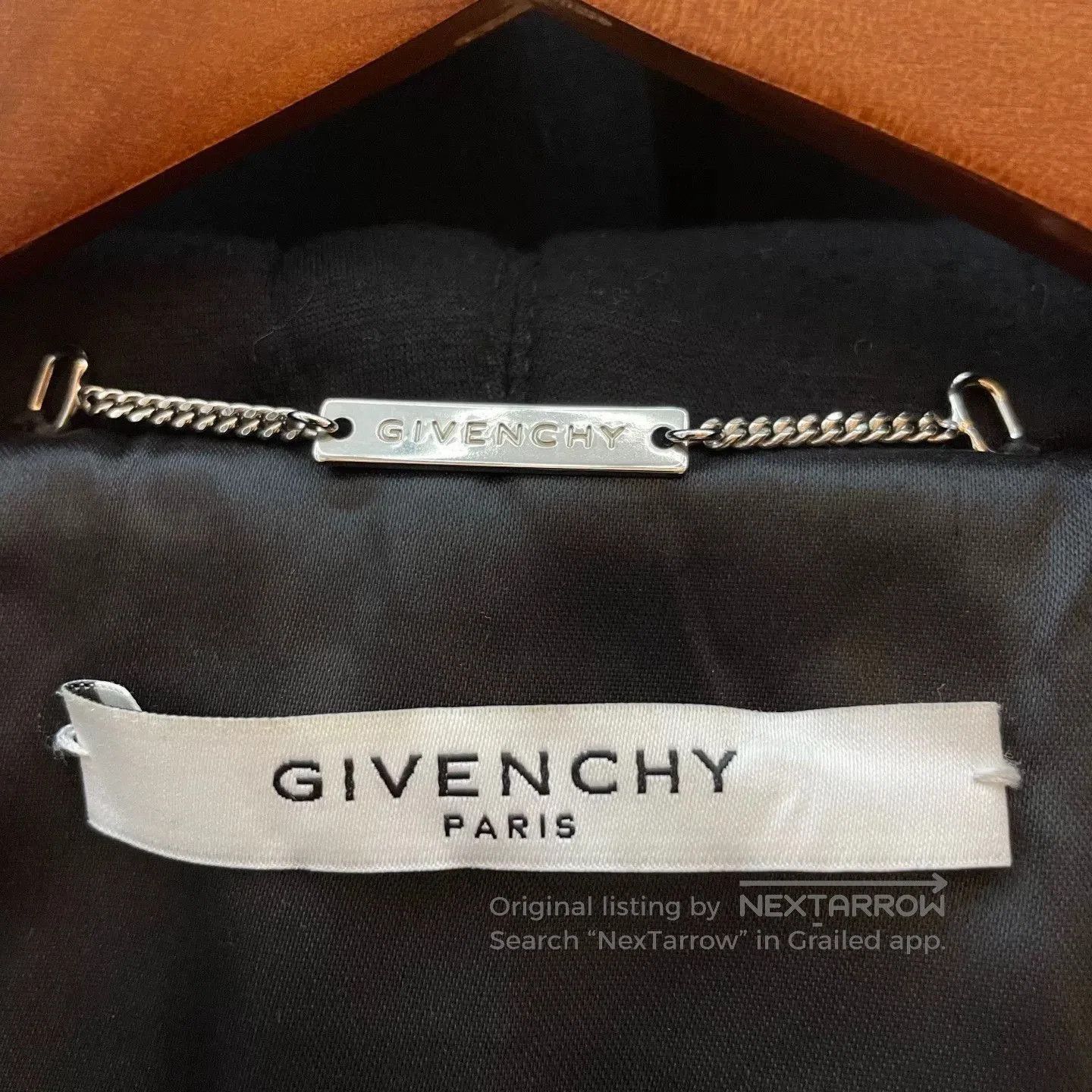Givenchy Givenchy Black Leather Hooded Jacket. Size US M / EU 48-50 / 2 - 3 Thumbnail