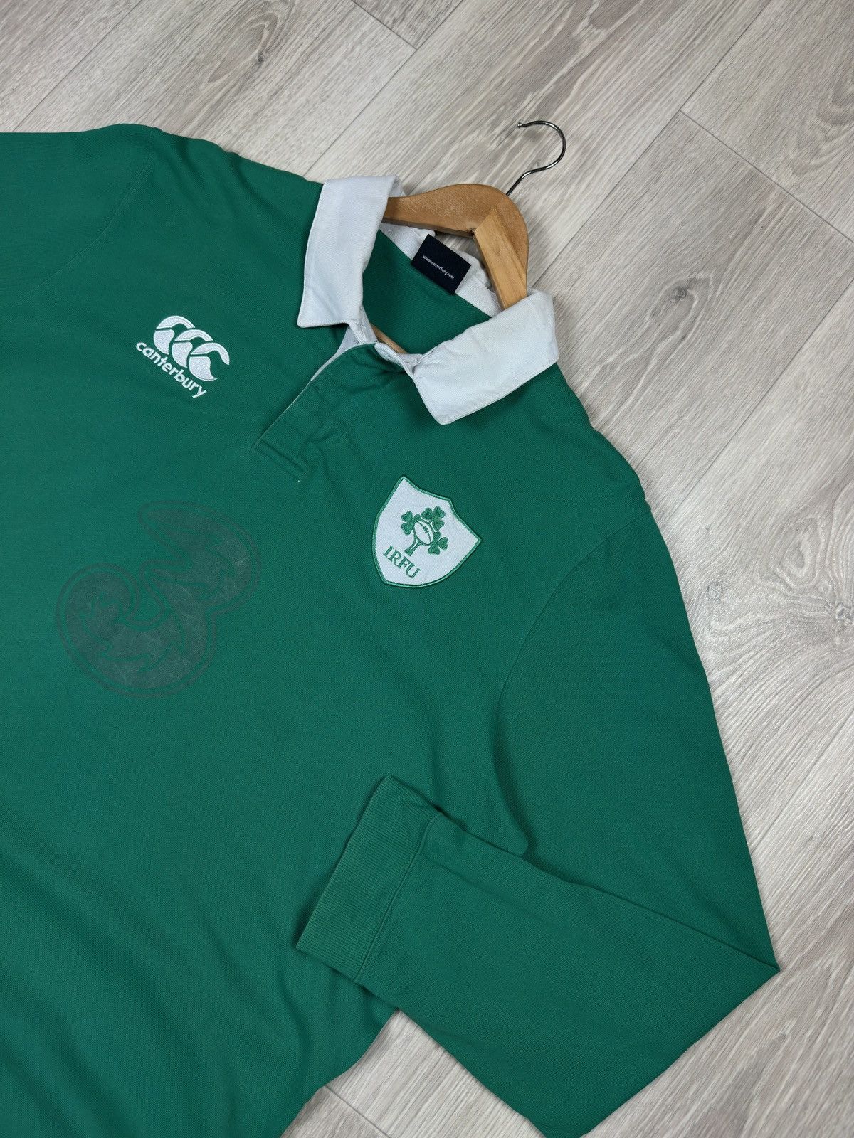 Canterbury of New Zealand Mens Vintage Canterbury Ireland Rugby National Team Size US XXL / EU 58 / 5 - 2 Thumbnail