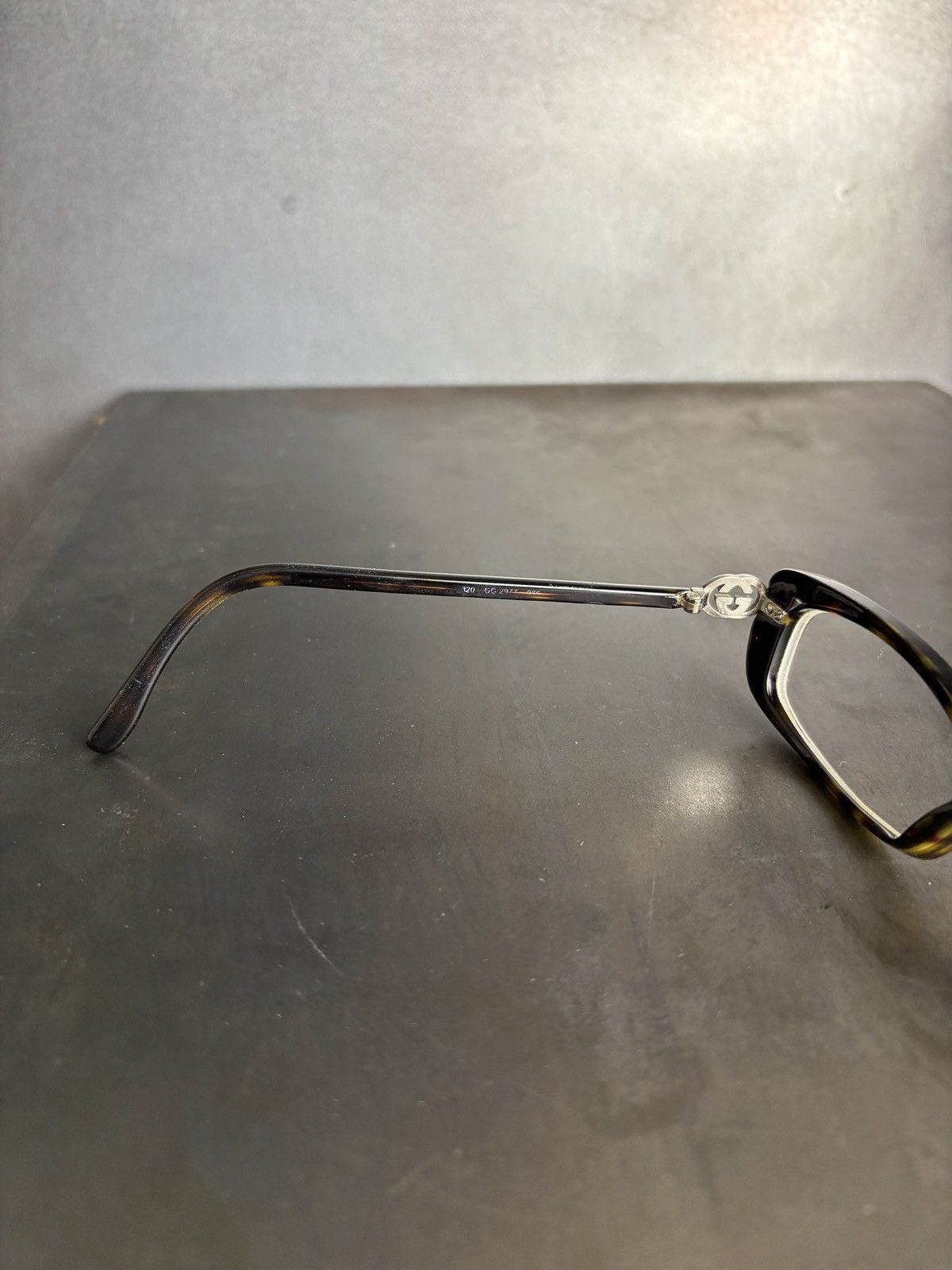 Gucci Gucci Glasses Interlock GG 2977 Y2K 2000s Rectangular Tiny Size ONE SIZE - 12 Thumbnail
