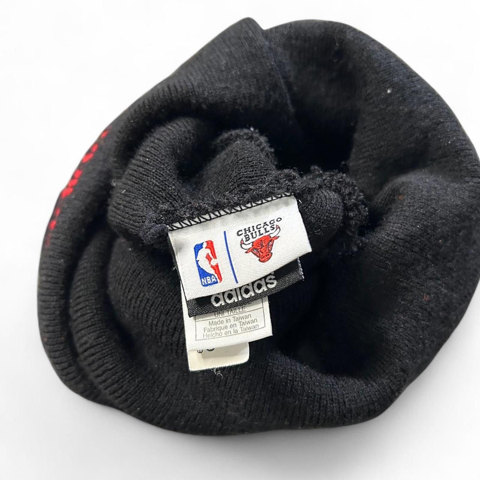 Adidas 90’s Chicago Bulls Adidas Black Beanie Size ONE SIZE - 4 Thumbnail