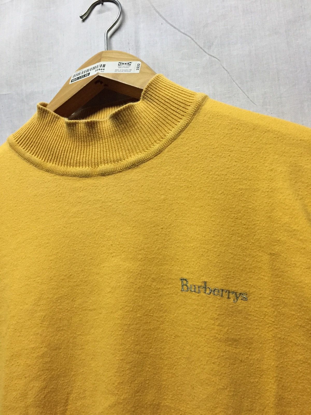 Burberry × Vintage Vintage Burberrys Turtleneck Longsleeve Tee Size L / US 10 / IT 46 - 2 Thumbnail