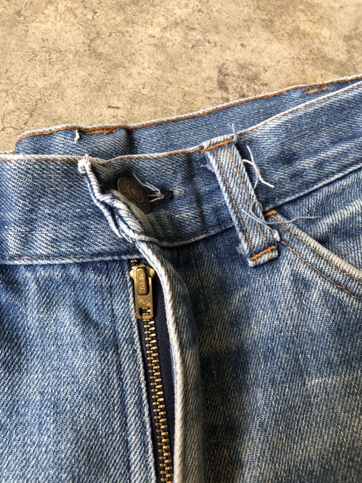 JCPenney × Vintage VINTAGE JC PENNEY FLARE DENIM JEANS Size US 33 - 5 Thumbnail