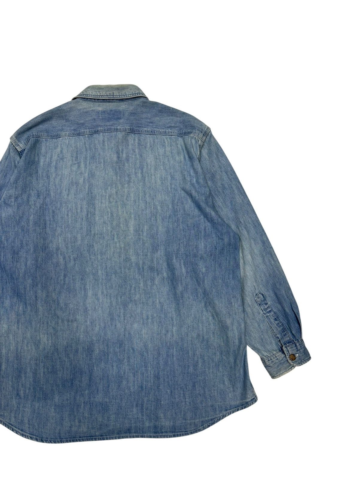 Kapital Vintage LEVIS BLUE SHIRT Denim Shirt Orange Tab Size US M / EU 48-50 / 2 - 8 Thumbnail