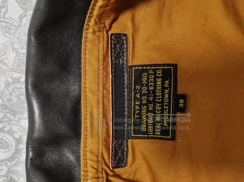 The Real McCoy's The Real McCoys A2 jacket Size US XS / EU 42 / 0 - 3 Thumbnail