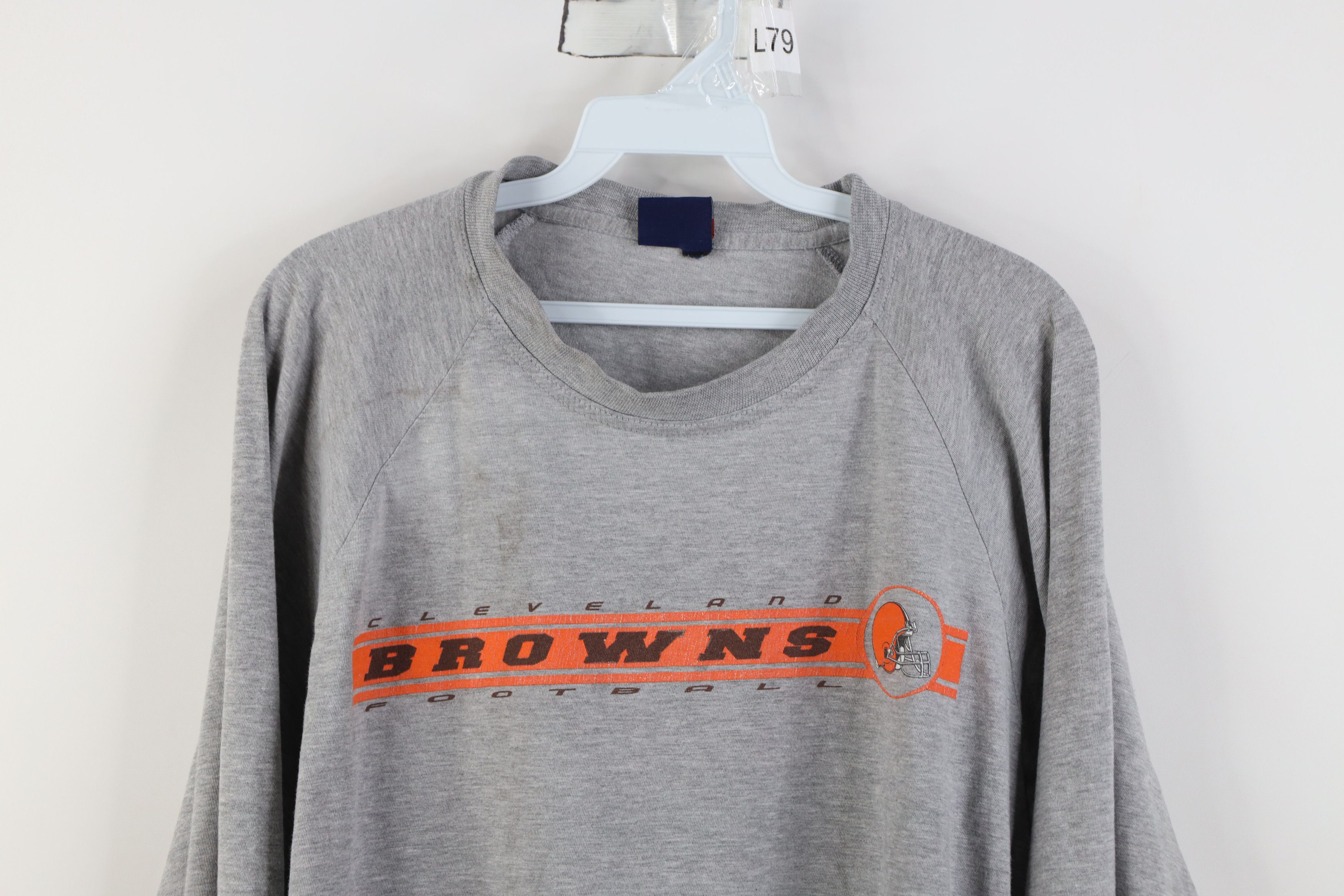 Vintage Vintage 90s Cleveland Browns Football Long Sleeve T-Shirt Size US L / EU 52-54 / 3 - 2 Thumbnail