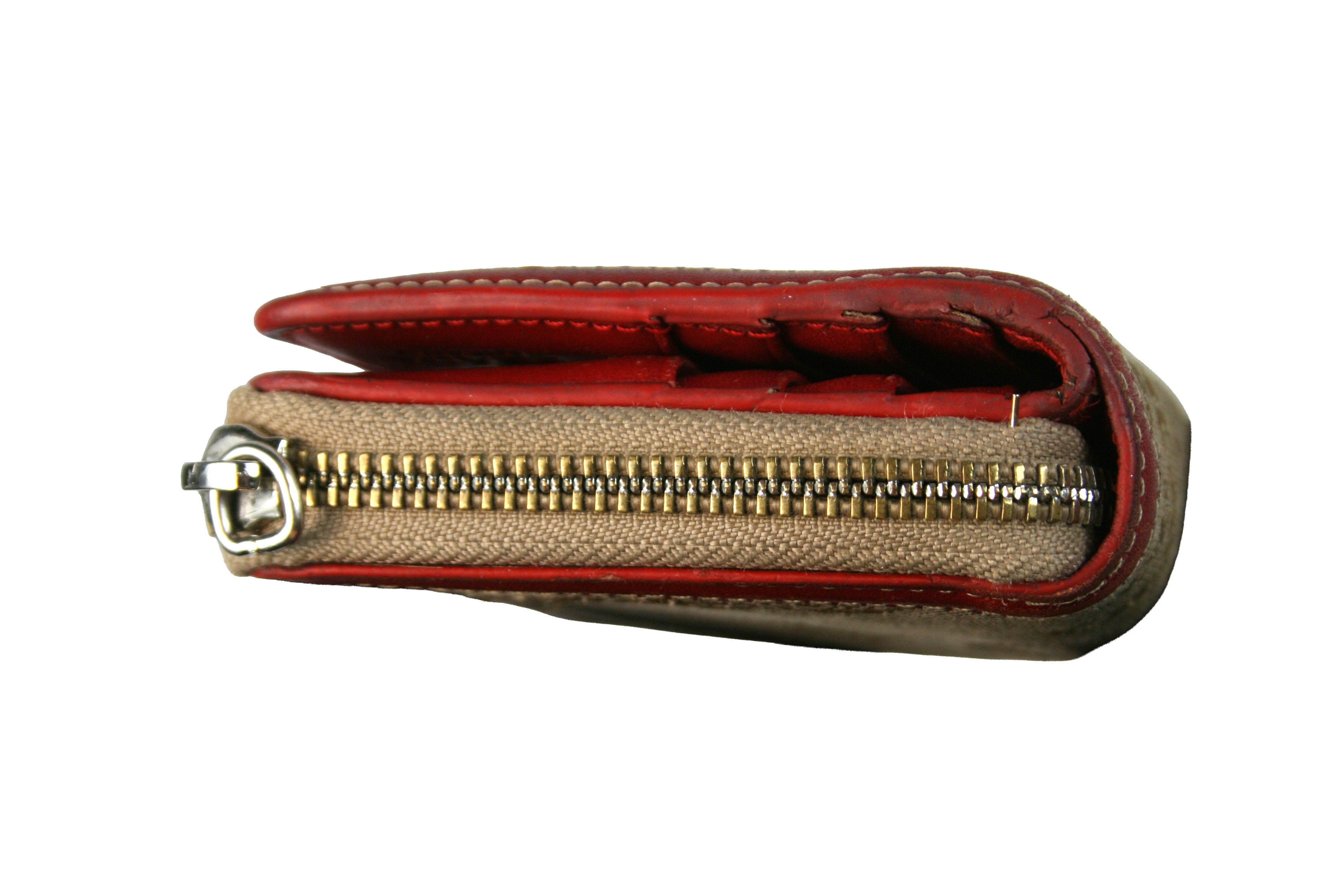 Prada 90S Big Logo Jacquard Wallet Vintage Size ONE SIZE - 12 Thumbnail