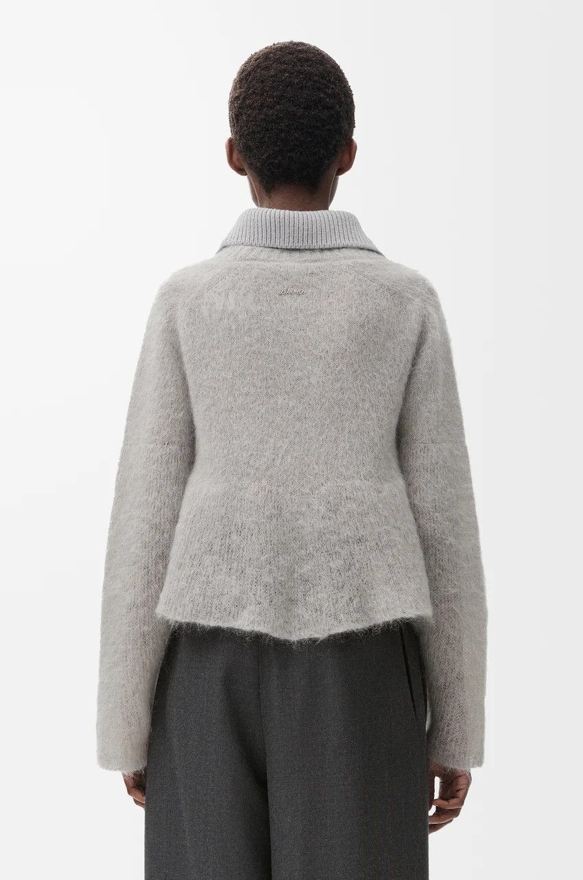 Loewe o1loc1c0525 Sweater in Grey Size XS / US 0-2 / IT 36-38 - 3 Thumbnail