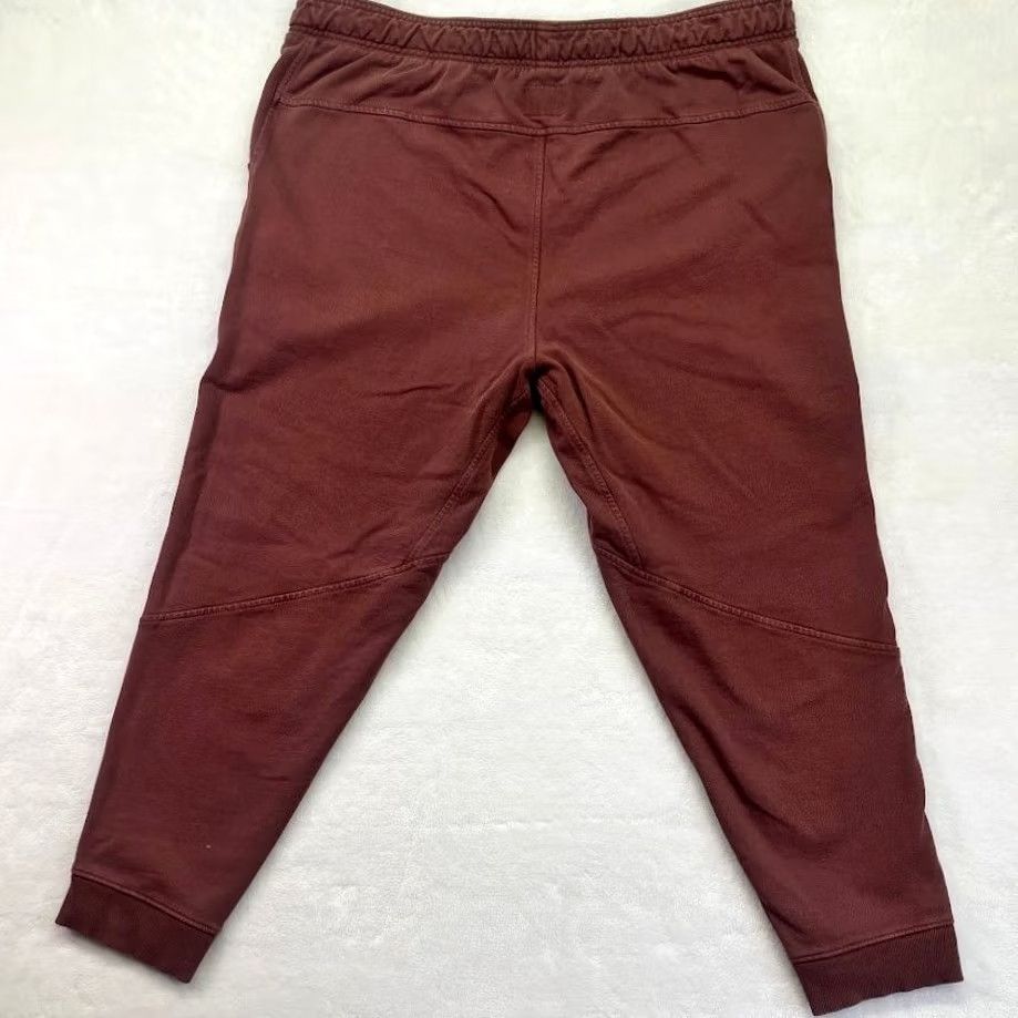 Vintage VRS Athletic Fit French Terry Limitless Joggers Brick Red XXL Men Jogger Pants Size US 39 - 2 Thumbnail