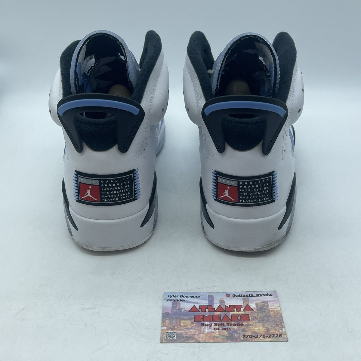 Jordan Brand Air Jordan 6 UNC home Size US 9.5 / EU 42-43 - 3 Thumbnail