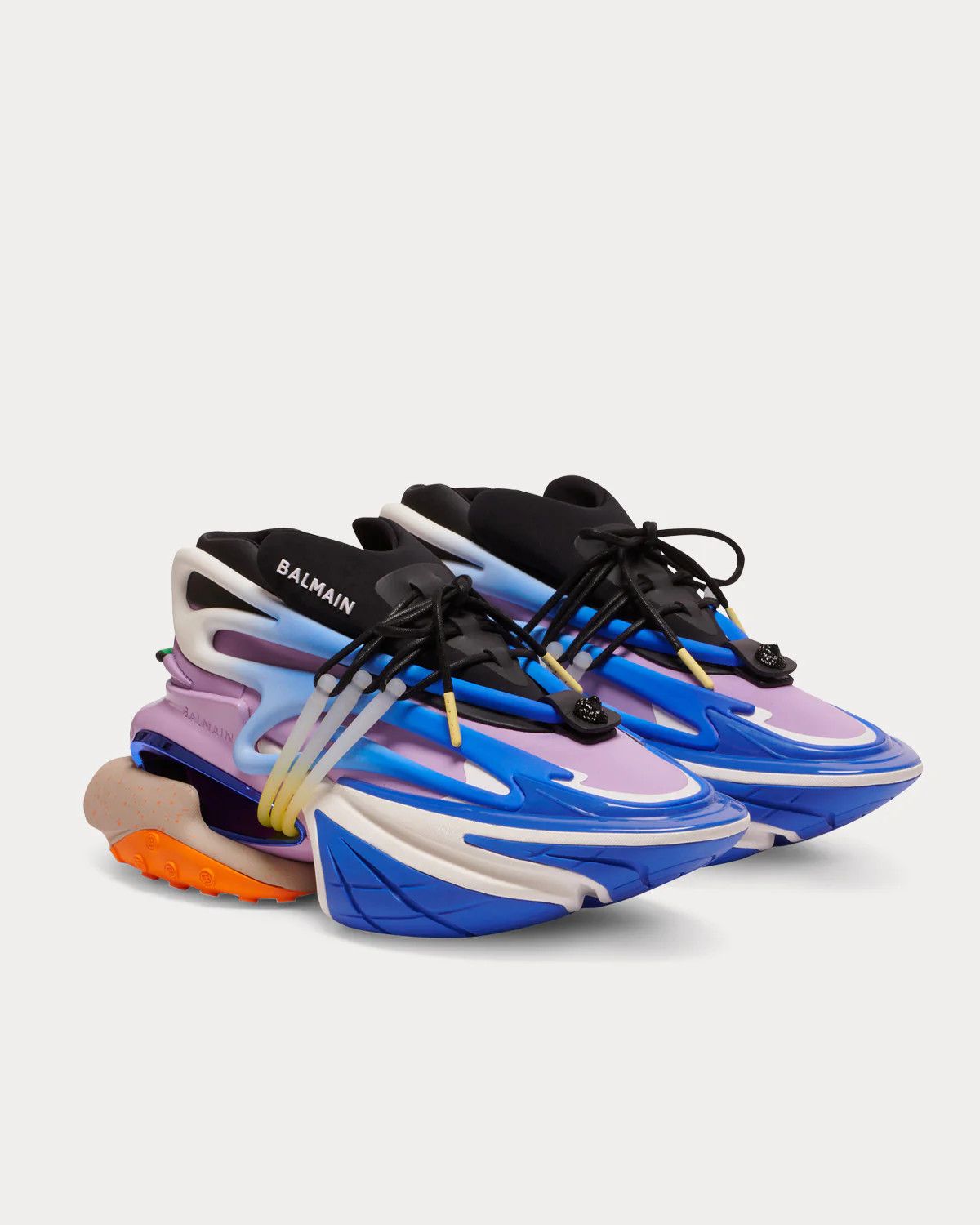 Balmain o1s1wg110425 Unicorn Low-Top Sneakers in Multicolor Size US 8 / EU 41 - 3 Thumbnail