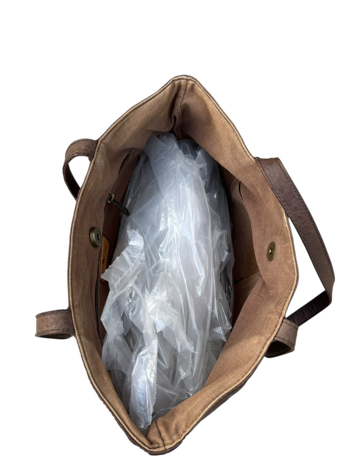 Leather Kissora Japan Faded Patina Leather Tote Bag Size ONE SIZE - 16 Thumbnail