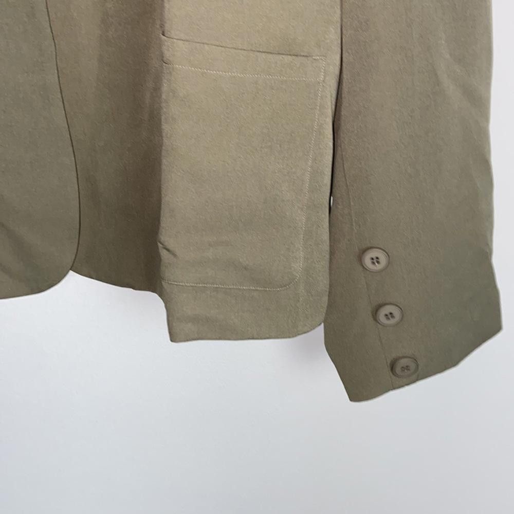 Designer Prettylittlething l NWT Khaki Front Tie Blazer Size 26 Size 4XL / US 24-26 - 7 Thumbnail