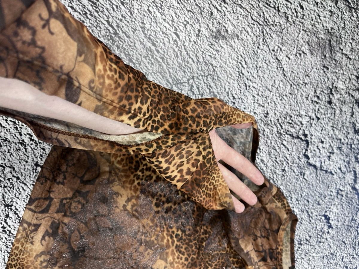 Vintage Vintage Cavalli vibe open sleeves tiger blouse glamour S Size S / US 4 / IT 40 - 4 Thumbnail