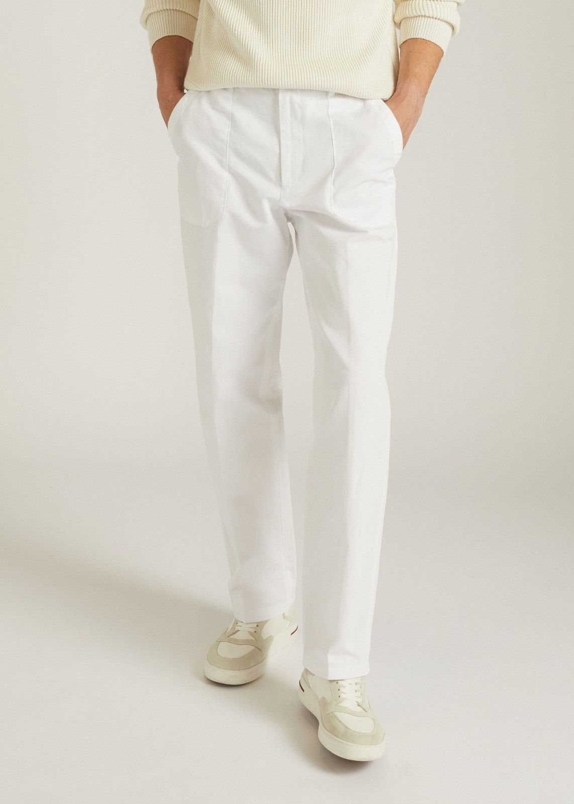 Loro Piana o1srvl11e1024 Portofino Pant in White Size US 36 / EU 52 - 2 Thumbnail