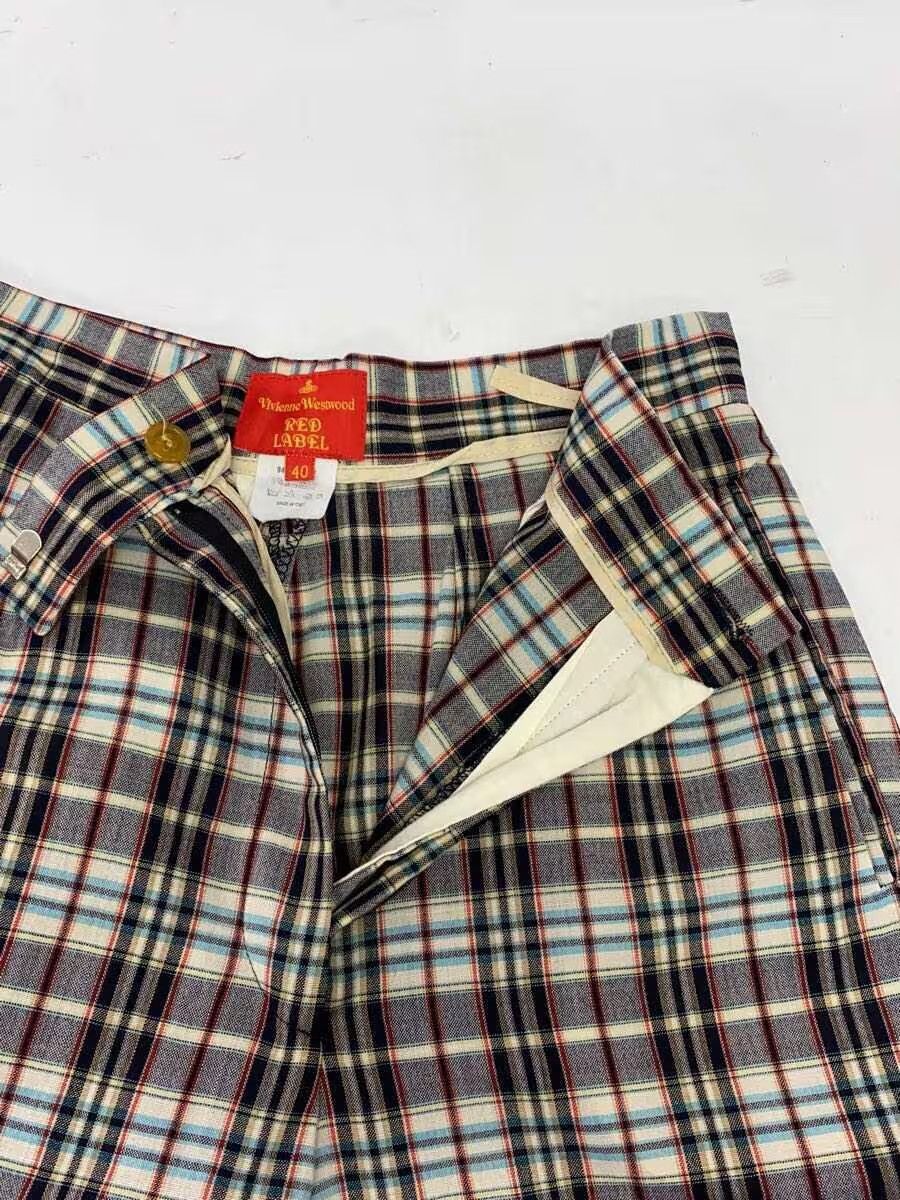 Vivienne Westwood Plaid Wool Pants Size 23" - 3 Thumbnail