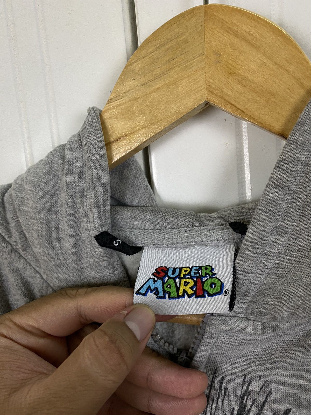 Japanese Brand × Nintendo × Vintage Vintage Mario Hoodies Size US S / EU 44-46 / 1 - 5 Thumbnail