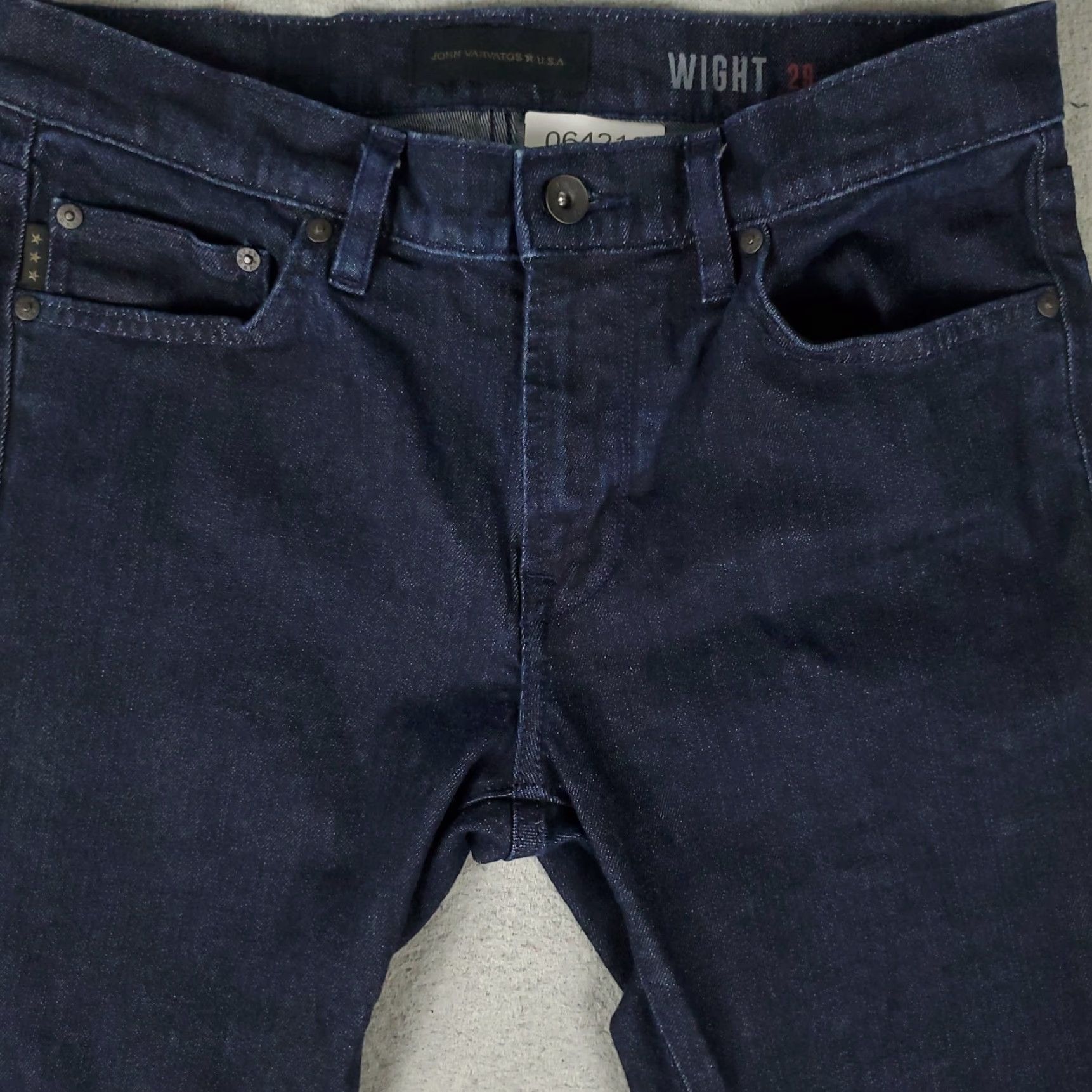 John Varvatos John Varvatos Jeans Mens 29x32 Dark Wash Denim 5-Pocket Regular Fit Blue Size US 29 - 2 Thumbnail