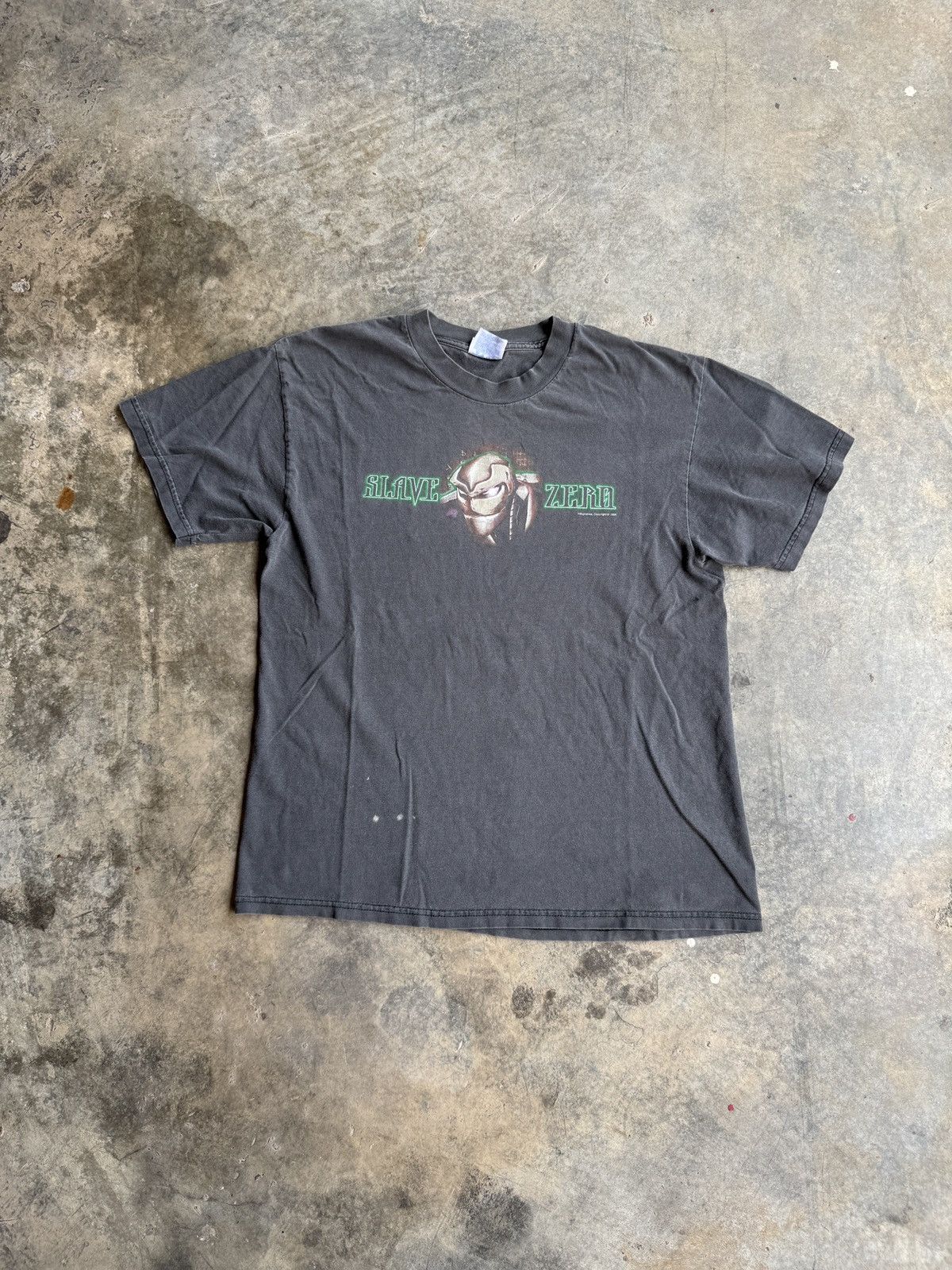 Vintage *RARE* 1999 90s VINTAGE SLAVE ZERO VIDEO GAME PROMO TEE Size US L / EU 52-54 / 3 - 1 Thumbnail