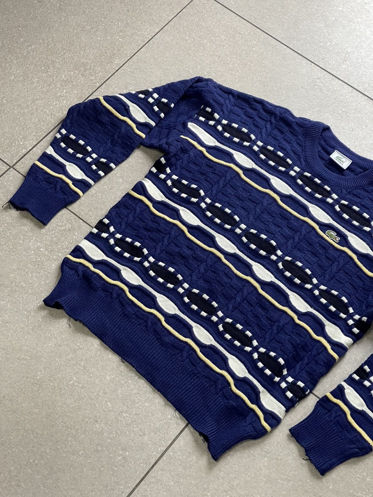 Coogi 90’s Lacoste Vintage Coogi style sweater knit multicolour Size US M / EU 48-50 / 2 - 3 Thumbnail