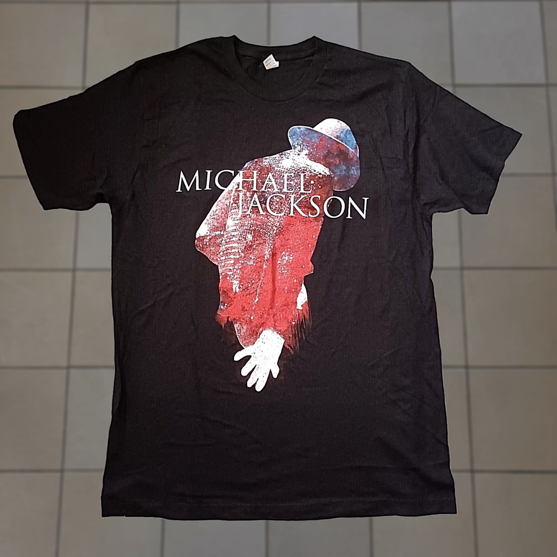 Tultex Michael Jackson Mens T Shirt XL Black Big Logo Album Promo Band Tee 2000s Size US XL / EU 56 / 4 - 1 Thumbnail