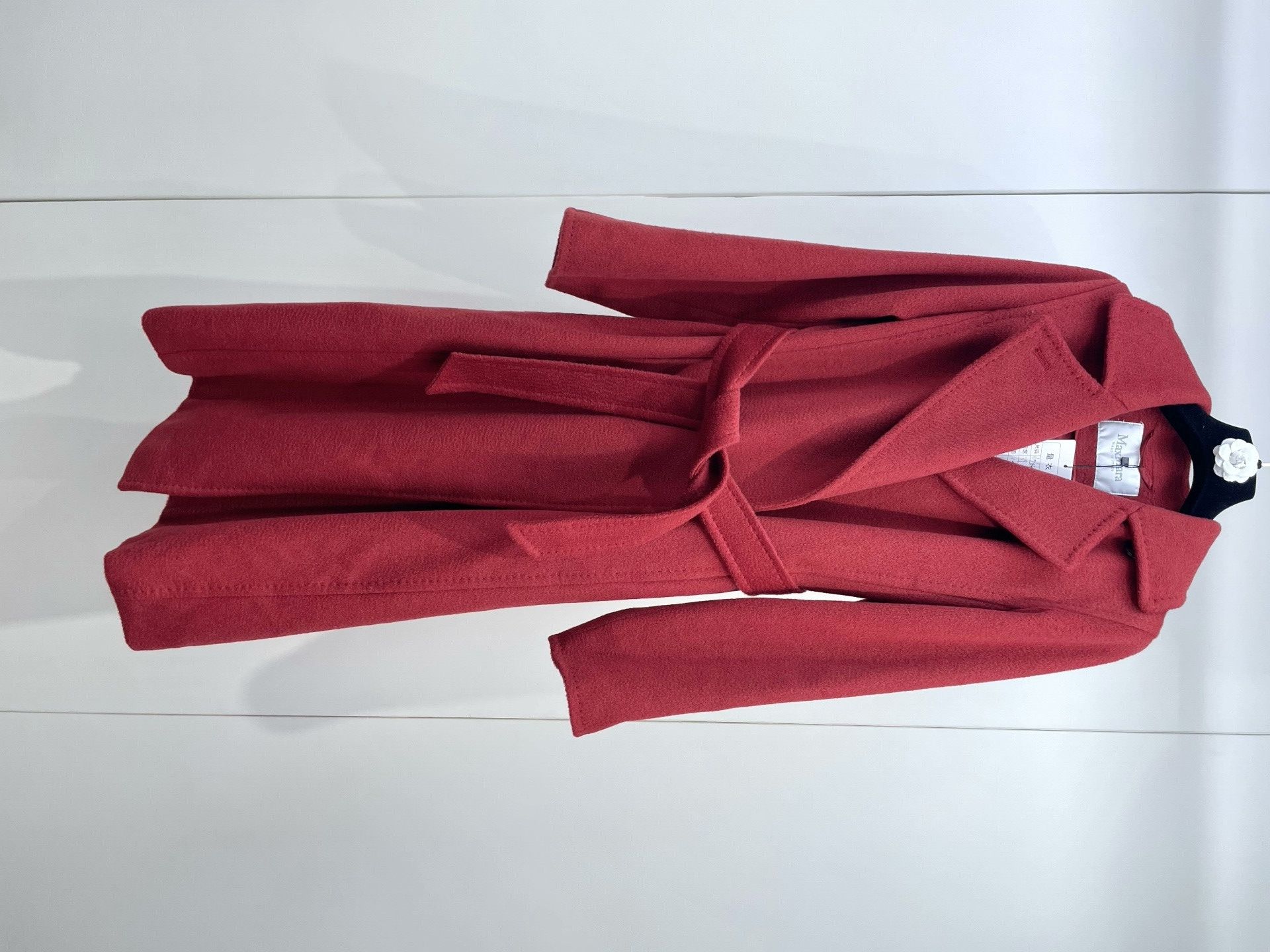 Max Mara MaxMara Camel Hair Belted Coat Size US XS / EU 42 / 0 - 1 Thumbnail