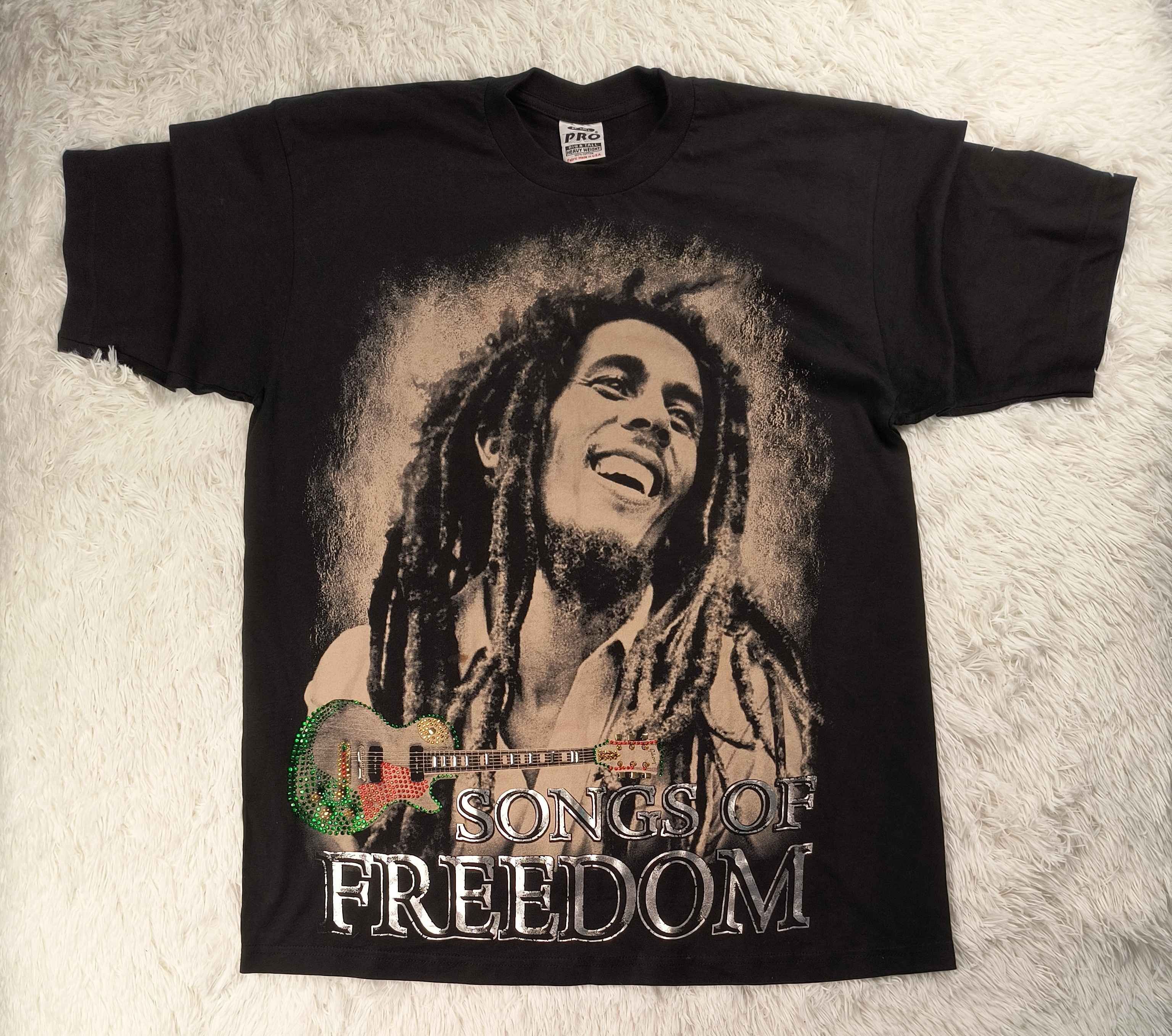 Other Vintage Y2K Bob Marley songs of freedom tee Size US XL / EU 56 / 4 - 2 Thumbnail