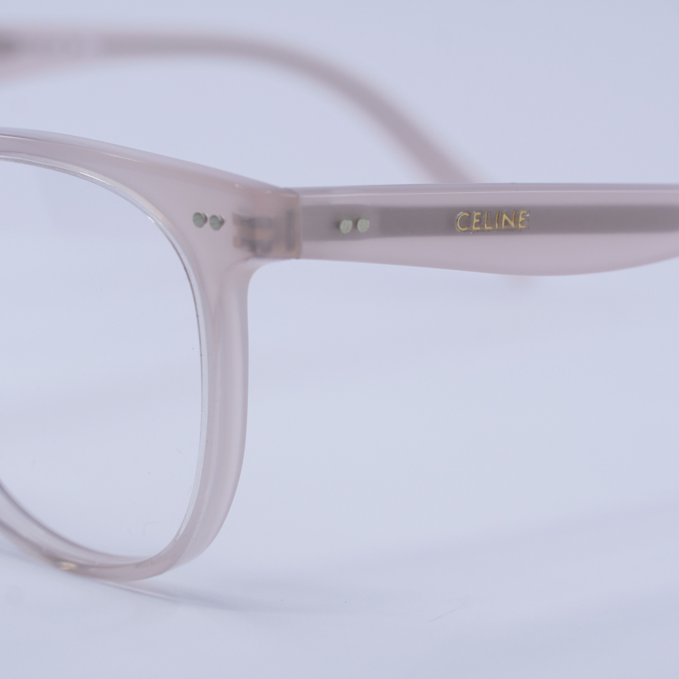 Celine Celine CL5010IN 072 Eyeglasses Shiny Rose Pink 53mm Square Size ONE SIZE - 2 Thumbnail