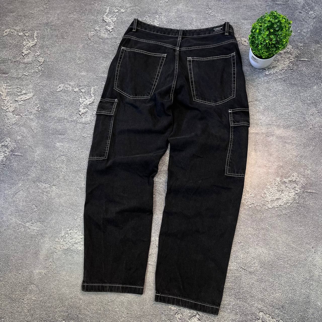Japanese Brand Jeans Dirty Pants Faded Crash Denim Thrashed Y2K Distressed Size US 33 - 9 Thumbnail