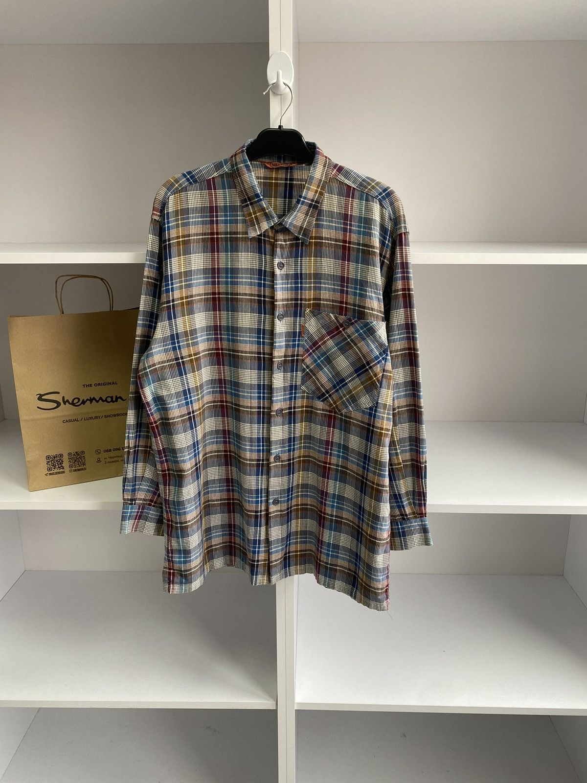 Vintage Missoni Multicolor Button Up Long sleeve Shirt