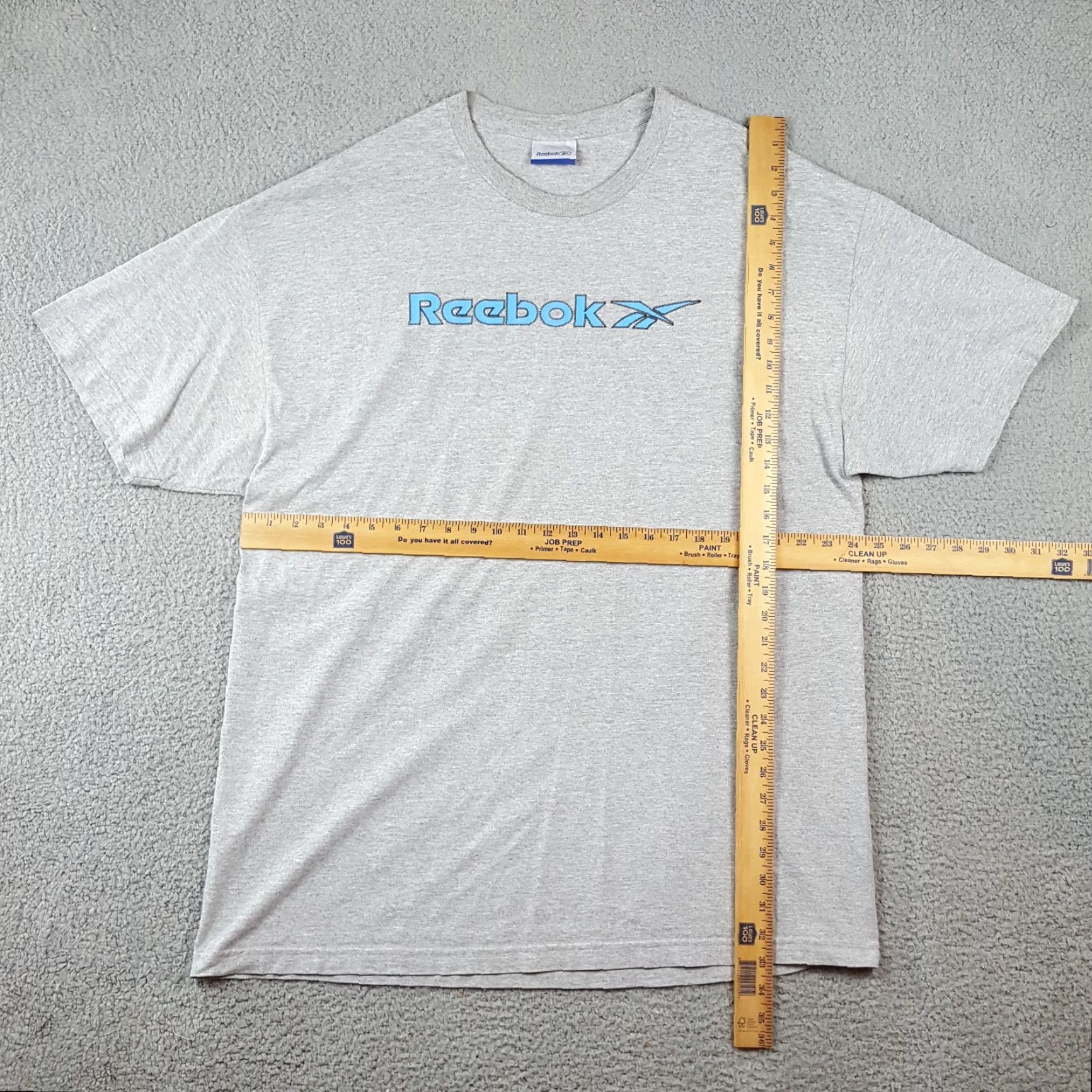 Reebok Vintage Reebok 90s Heather Gray Logo T-Shirt Men XL Short Sleeve Retro Athletic Sports Size US XL / EU 56 / 4 - 7 Thumbnail