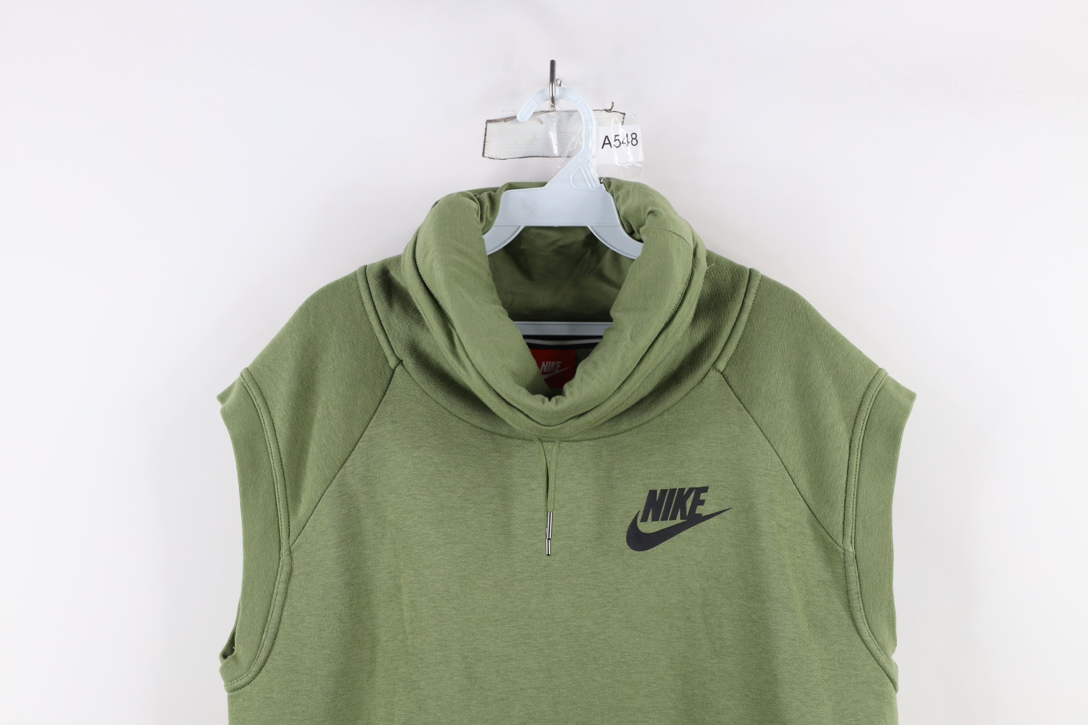 Nike × Vintage Nike Scott Mini Swoosh Funnel Neck Sleeveless Sweatshirt Size M / US 6-8 / IT 42-44 - 2 Thumbnail