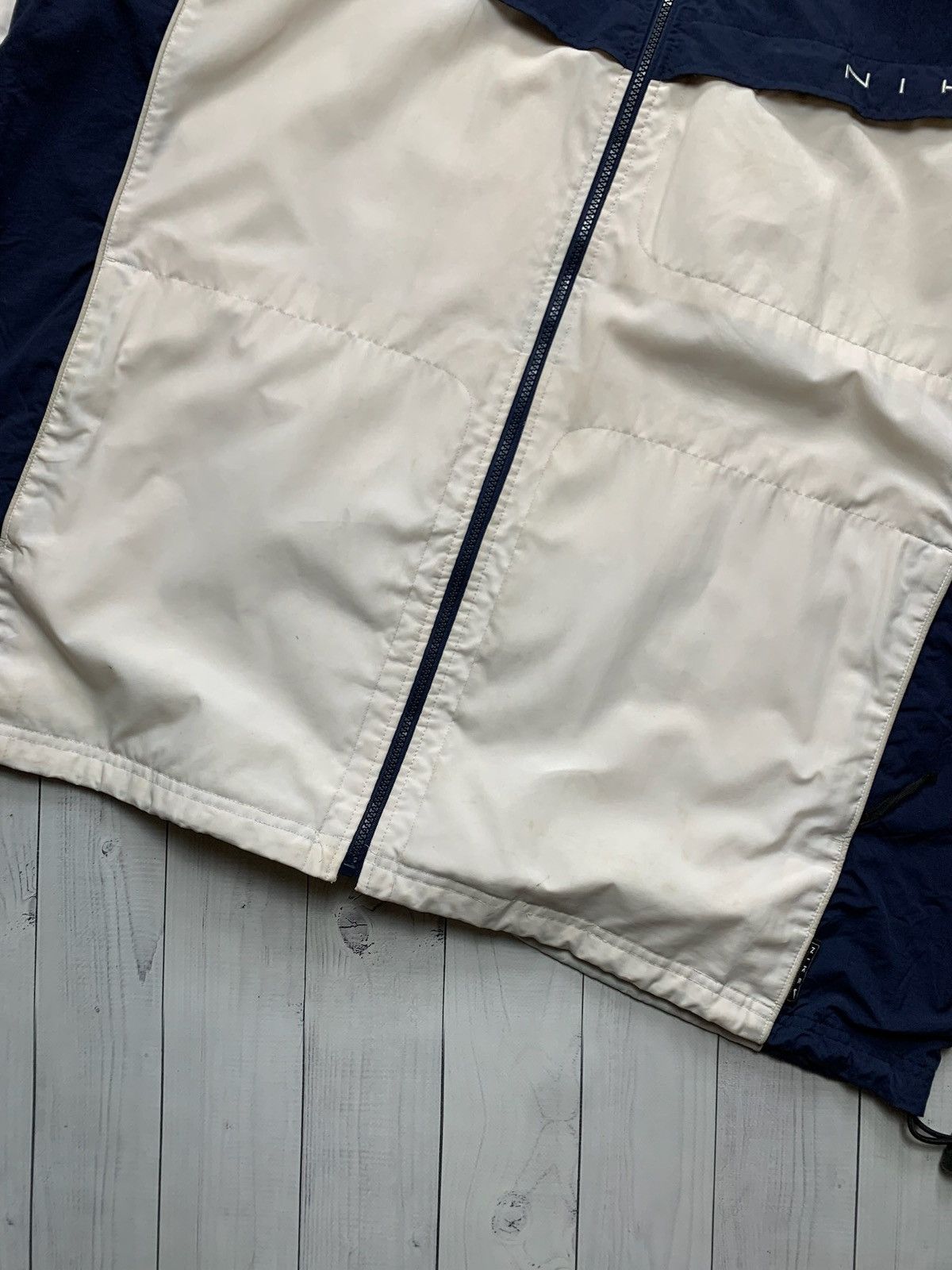 Nike × Vintage Vintage Nike jacket size XXl logo swoosh drill Size US XXL / EU 58 / 5 - 5 Thumbnail