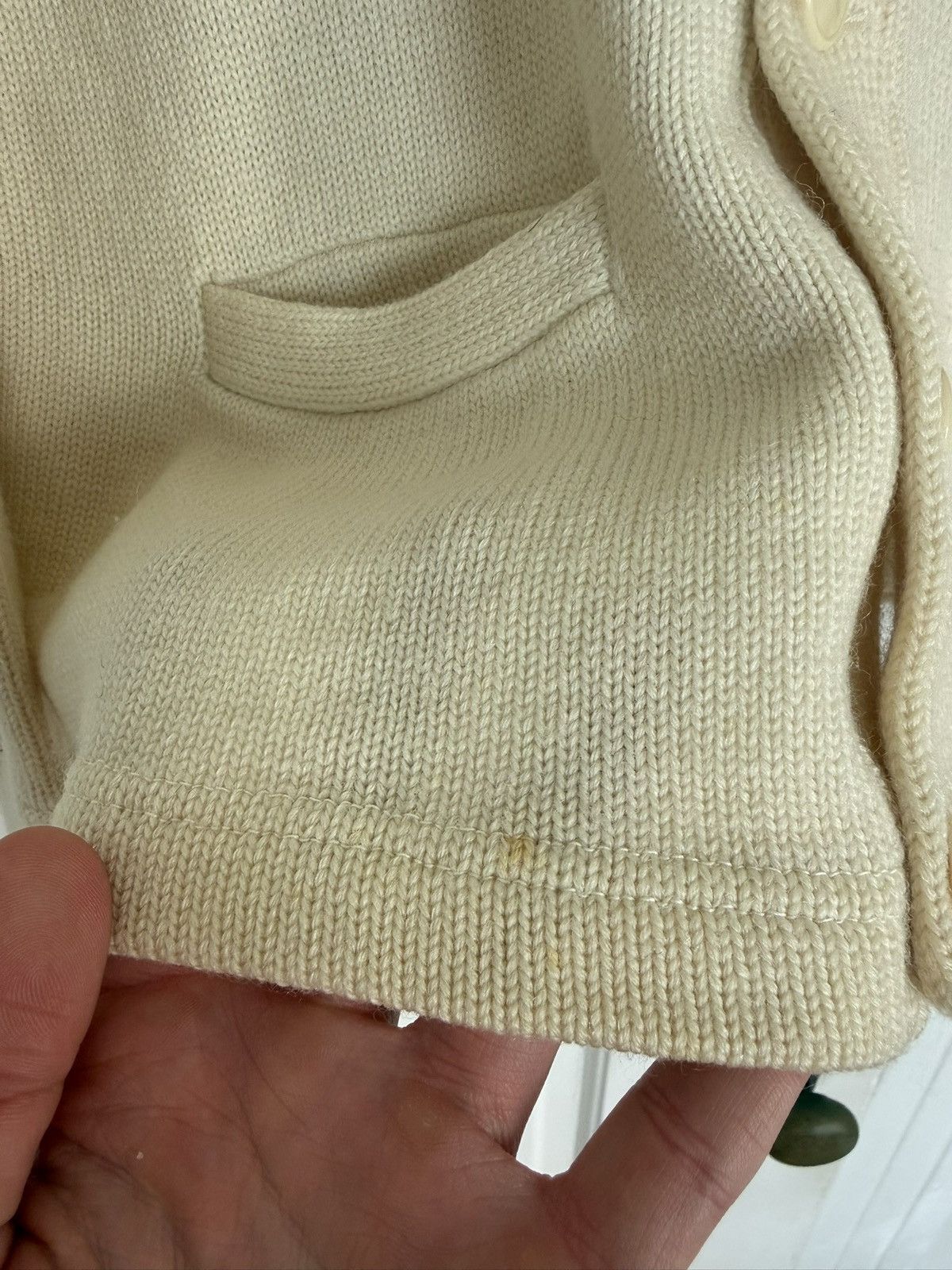 Vintage Vintage varsity-style knit cardigan Size US S / EU 44-46 / 1 - 4 Thumbnail
