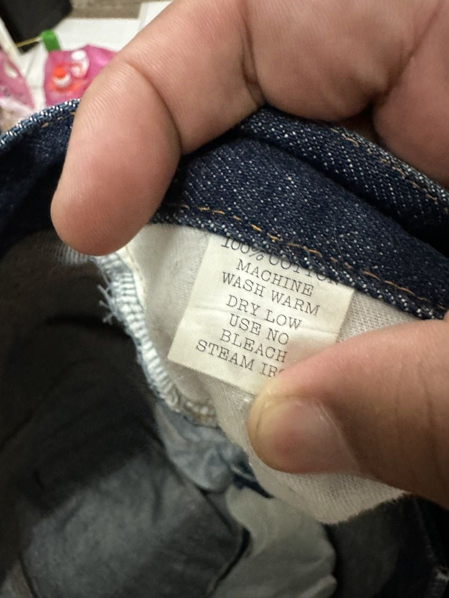 Electric Cottage VTG EC Good Enough Selvedge Distress Denim Size US 36 / EU 52 - 21 Thumbnail