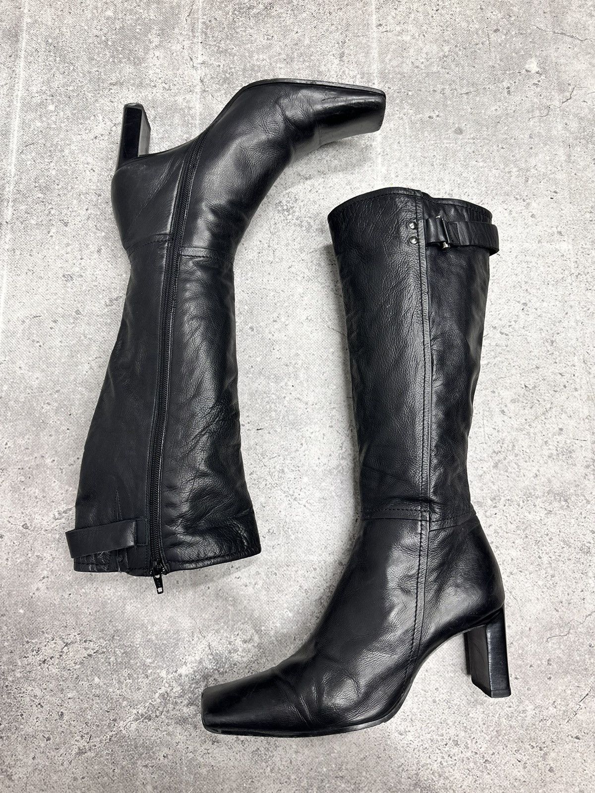 A.S.98 Vintage Leather Hight Heels Leather AS 98 Guidi Style Rare Size US 9 / EU 42 - 12 Thumbnail
