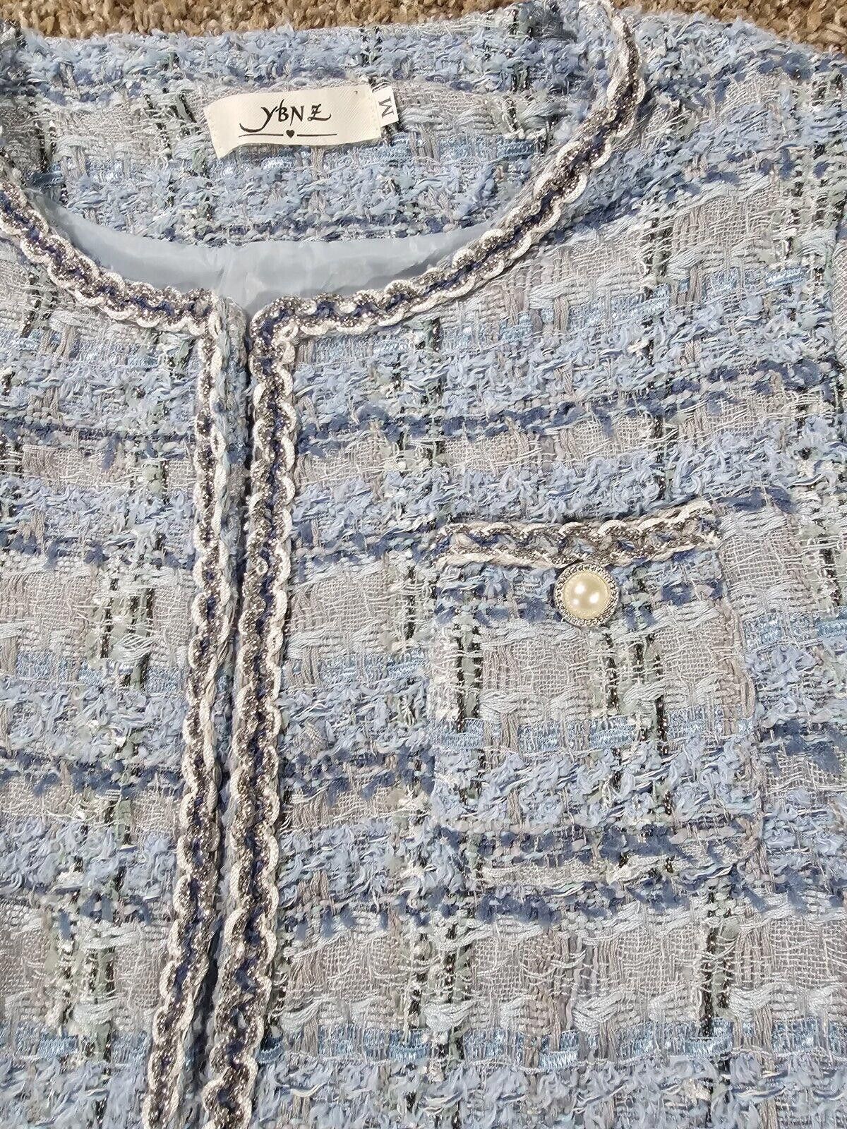 Designer ybnz blue blazer jacket Medium Size M / US 6-8 / IT 42-44 - 3 Thumbnail