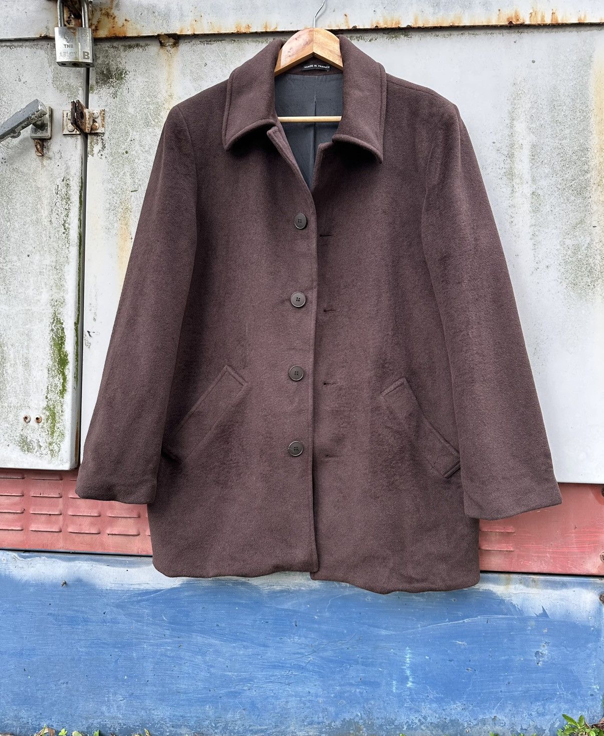 Lanvin **grail**Lanvin Paris Brown Pure Wool Soft Suede Jacket Size US M / EU 48-50 / 2 - 9 Thumbnail