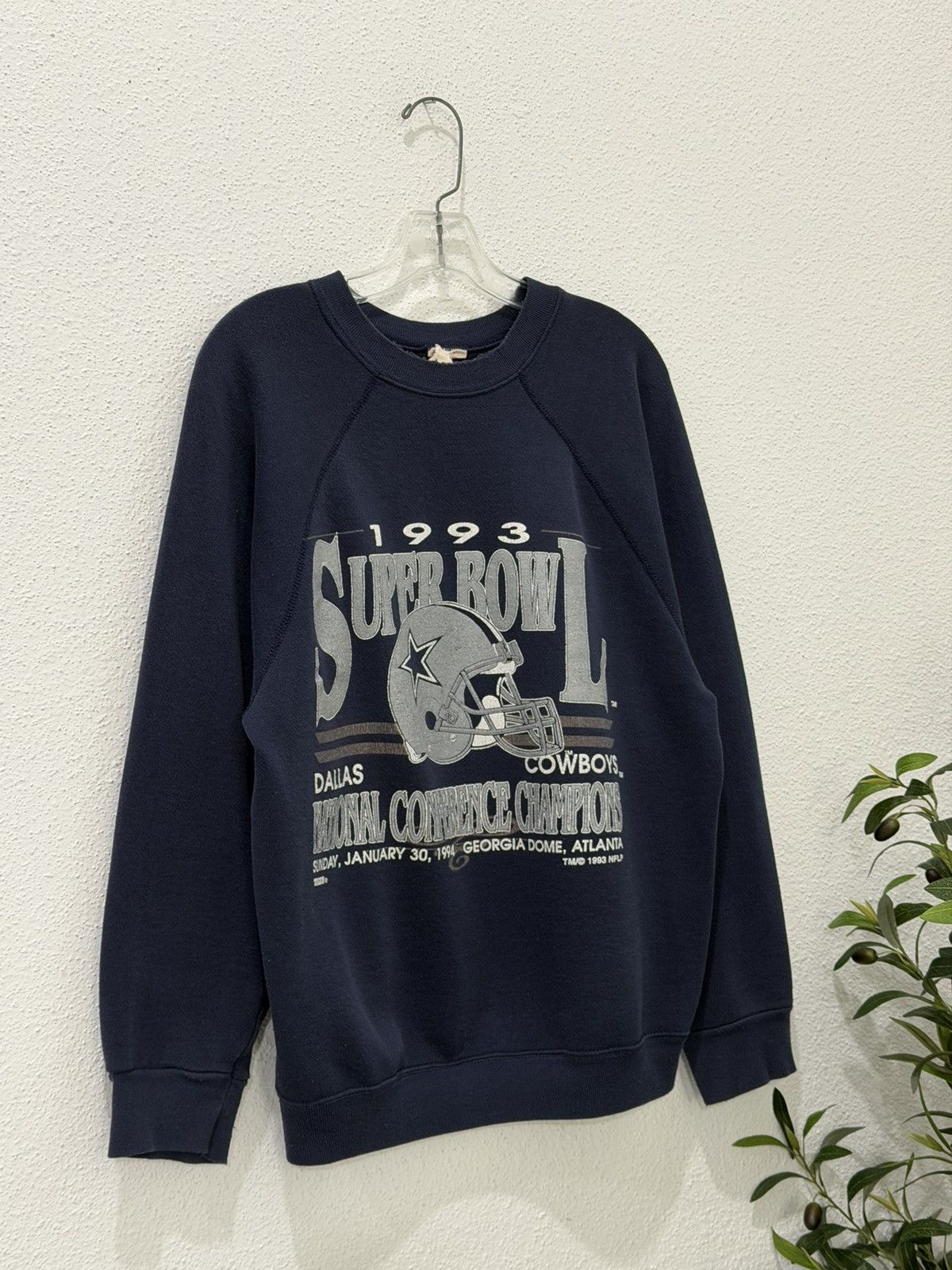 NFL Vintage 90s Dallas Cowboys Trench 1993 Super Bowl Champions Size US L / EU 52-54 / 3 - 3 Thumbnail