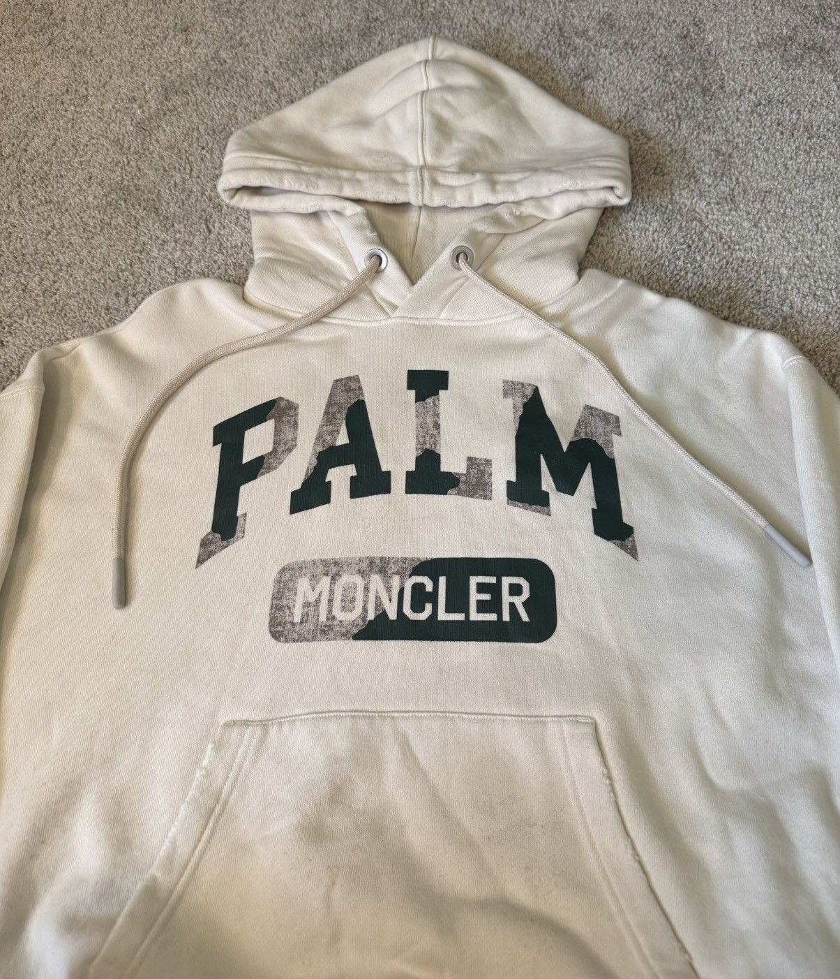 Moncler × Palm Angels Moncler x Palm Angels Logo Hoodie Size US M / EU 48-50 / 2 - 3 Thumbnail