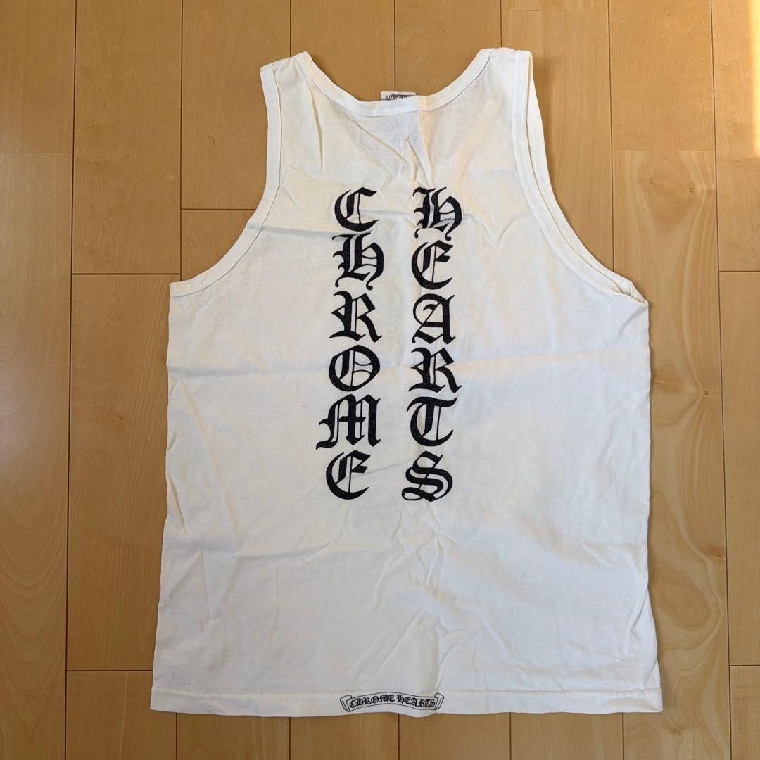 Chrome Hearts CHROME HEARTS Logo Printed Tank Top White S Size US S / EU 44-46 / 1 - 2 Thumbnail