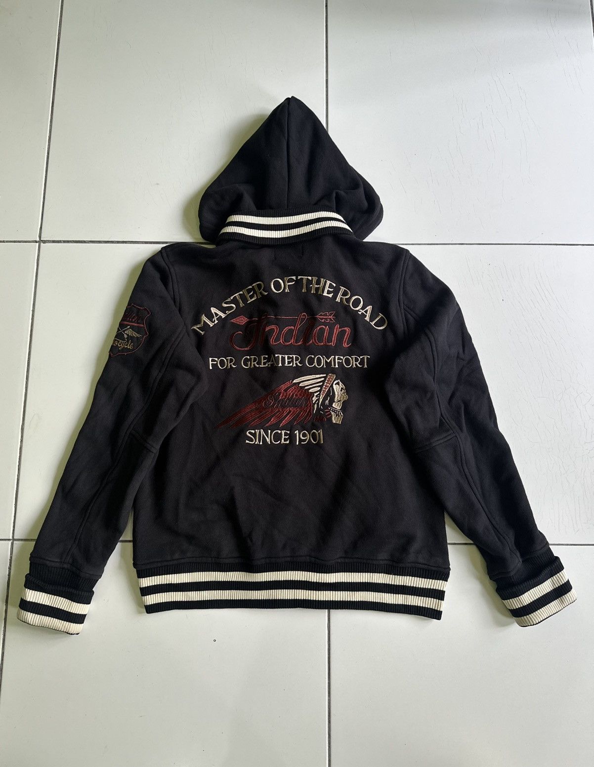 Indian Motorcycle Vintage Indian Master of the Road Bomber Black Jackets Size US M / EU 48-50 / 2 - 2 Thumbnail