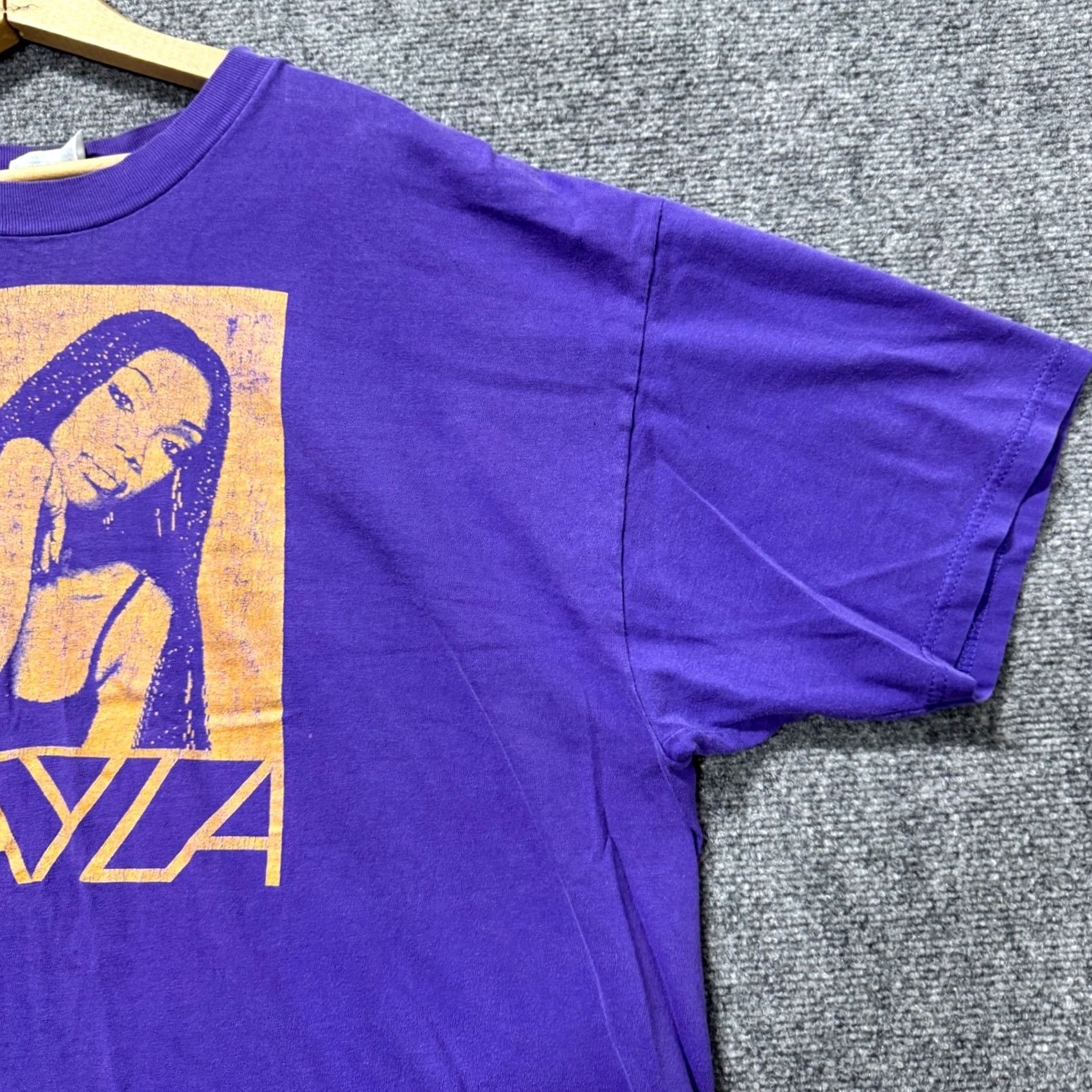 Hanes VINTAGE Kayla T-Shirt Hanes Beefy-T 2XL Purple Men Big & Tall 100% Cotton Y2K Size US XXL / EU 58 / 5 - 7 Thumbnail