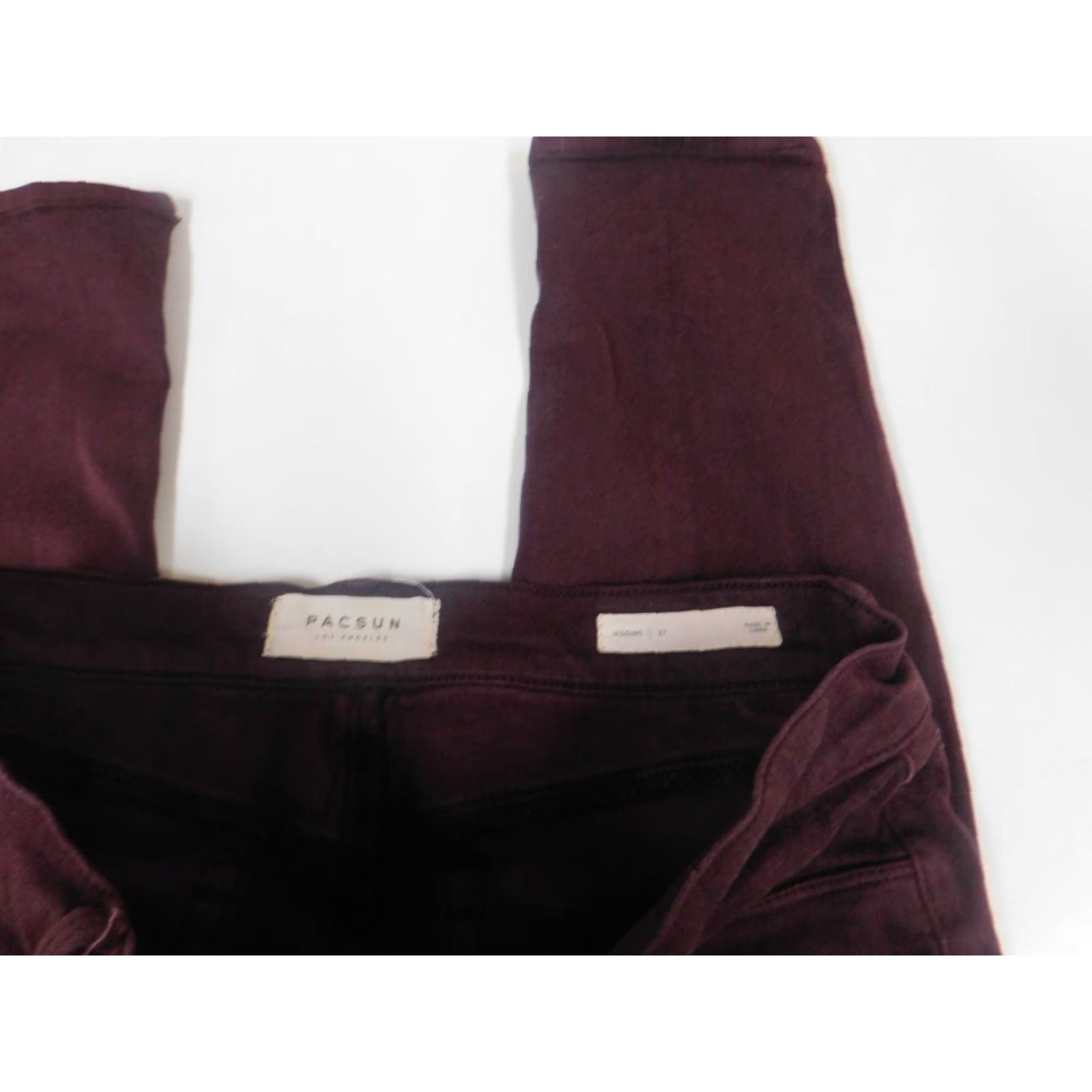 Pacsun PacSun Womens Jegging Jeans 27 Purple Denim Cotton Blend Stretch Regular Mid Rise 26in Inseam Button Zip Size 27" / US 4 / IT 40 - 3 Thumbnail
