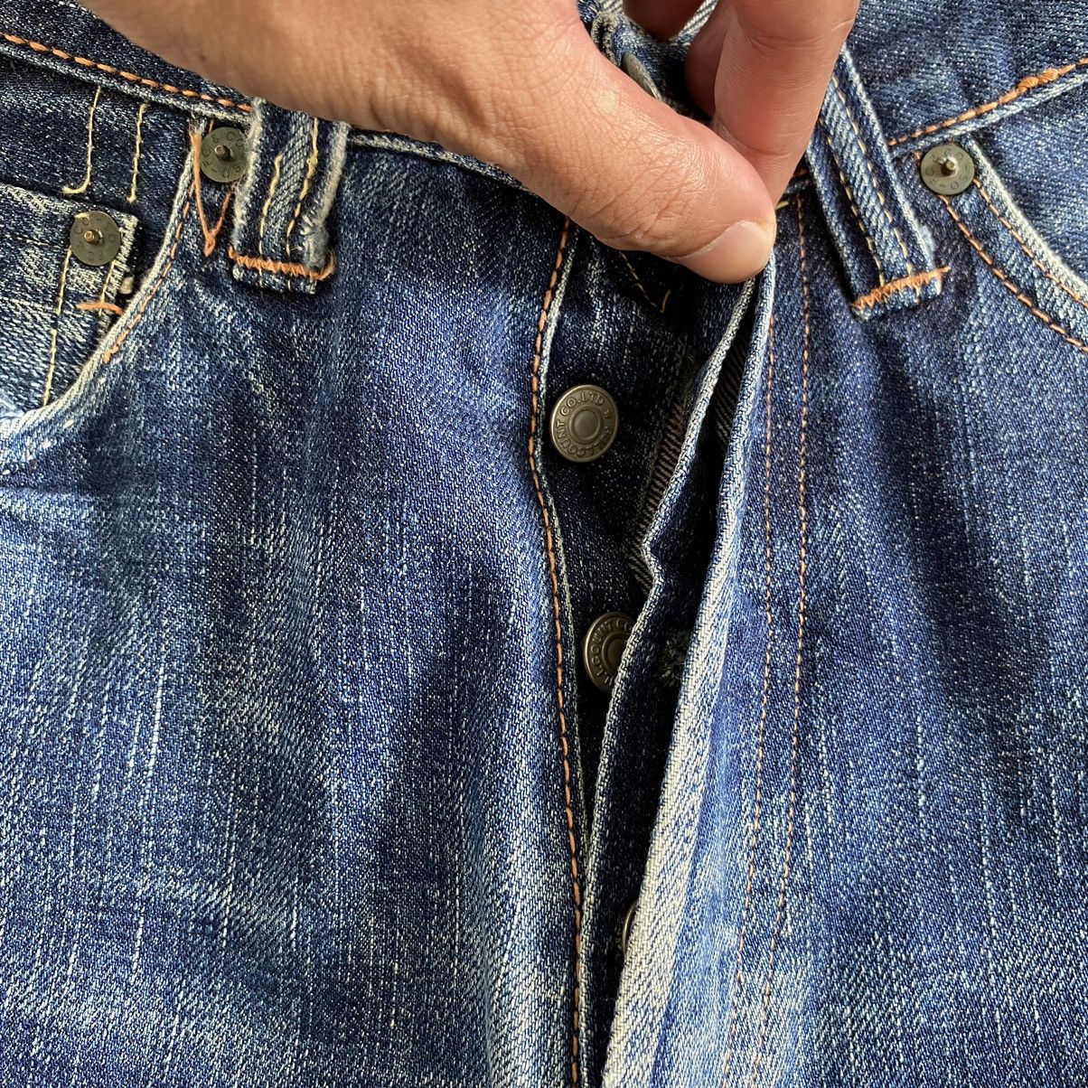 Full Count & Co. Vintage Full Count Japan Faded Blue Selvedge Denim Jeans Size US 28 / EU 44 - 9 Thumbnail