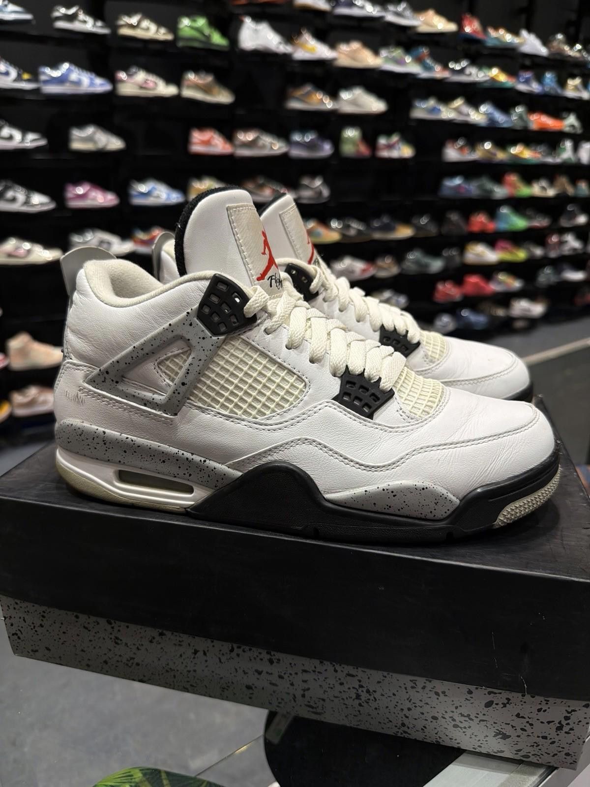 Jordan Brand Air Jordan Retro 4 White Cement 2016 Size 8.5 OG Authentic Size US 8.5 / EU 41-42 - 2 Thumbnail