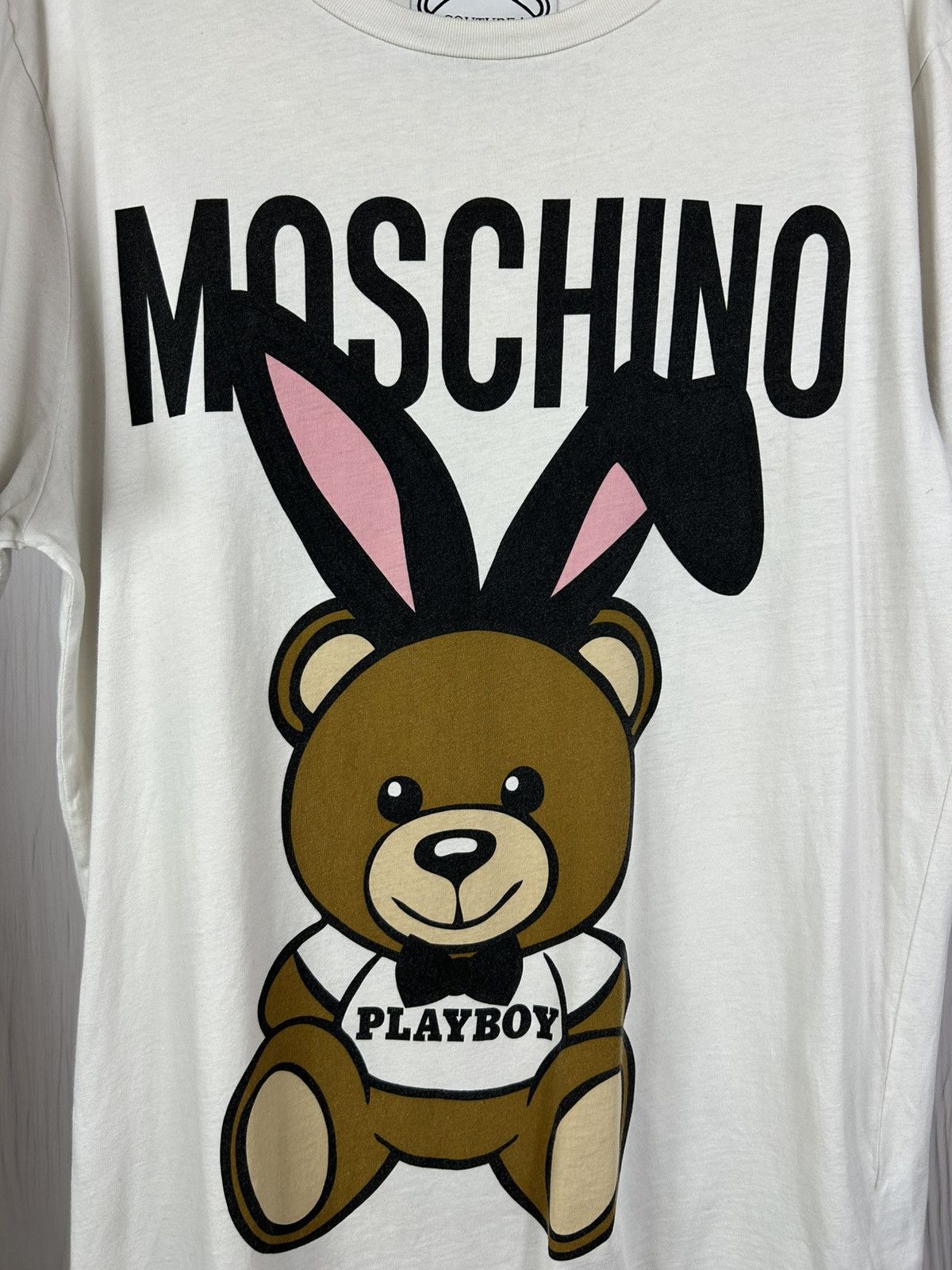 Moschino Rare Moschino Couture Playboy Bear T-Shirt US Size 40 Size US M / EU 48-50 / 2 - 5 Thumbnail