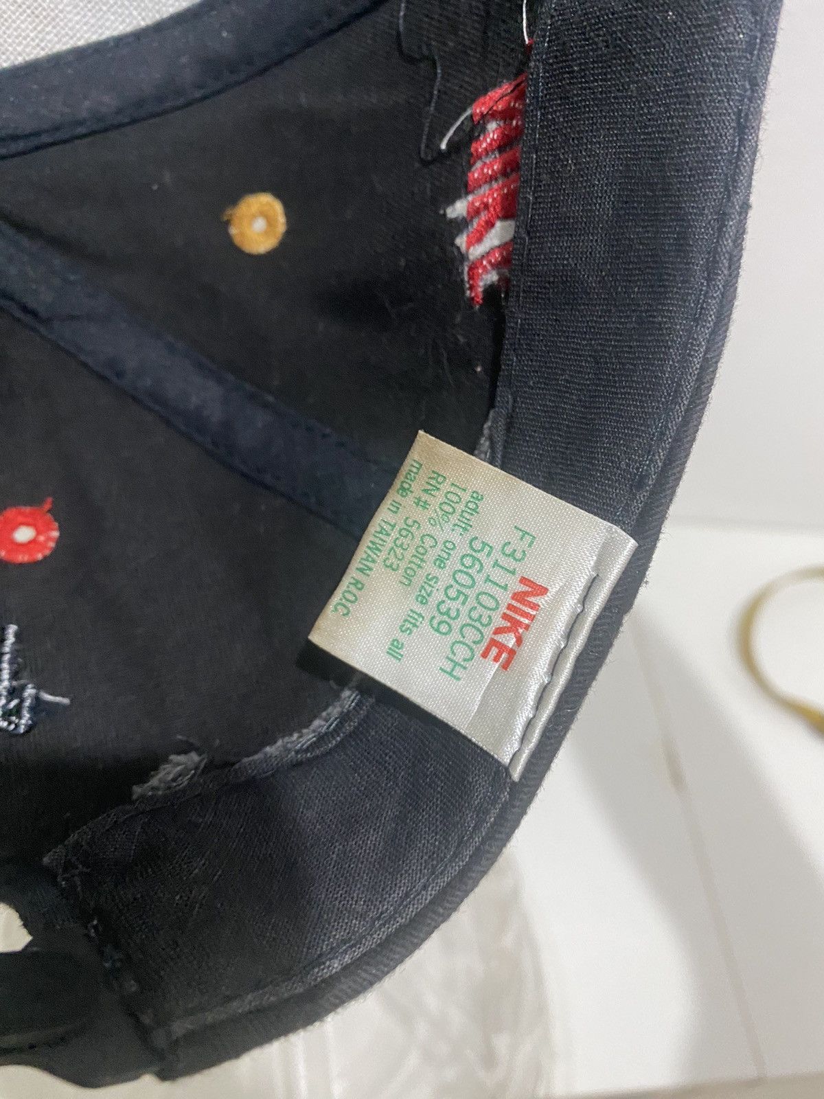 Nike Rare Vintage 90s Nike Air Jordan Swoosh Embroidery SnapBack Size ONE SIZE - 7 Thumbnail