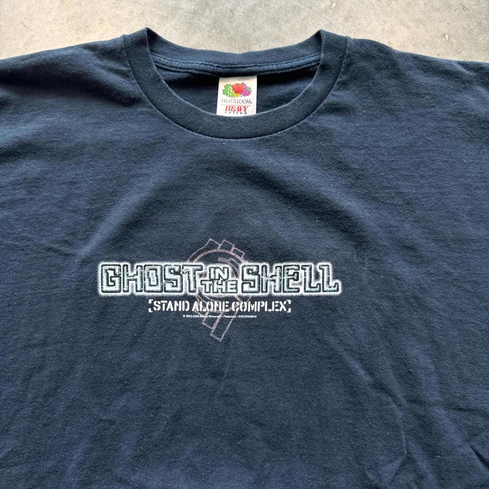 Fruit Of The Loom Faded Ghost In The Shell: Stand Alone Complex Promo T-Shirt Size US XL / EU 56 / 4 - 3 Thumbnail