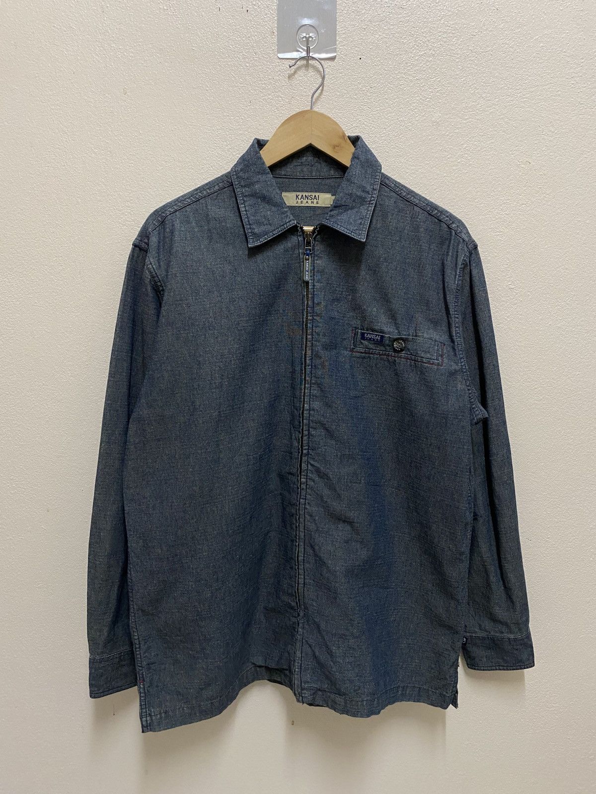 Yohji Yamamoto Vintage Kansai Jeans By Kansai Yamamoto Jacket Size US L / EU 52-54 / 3 - 1 Thumbnail